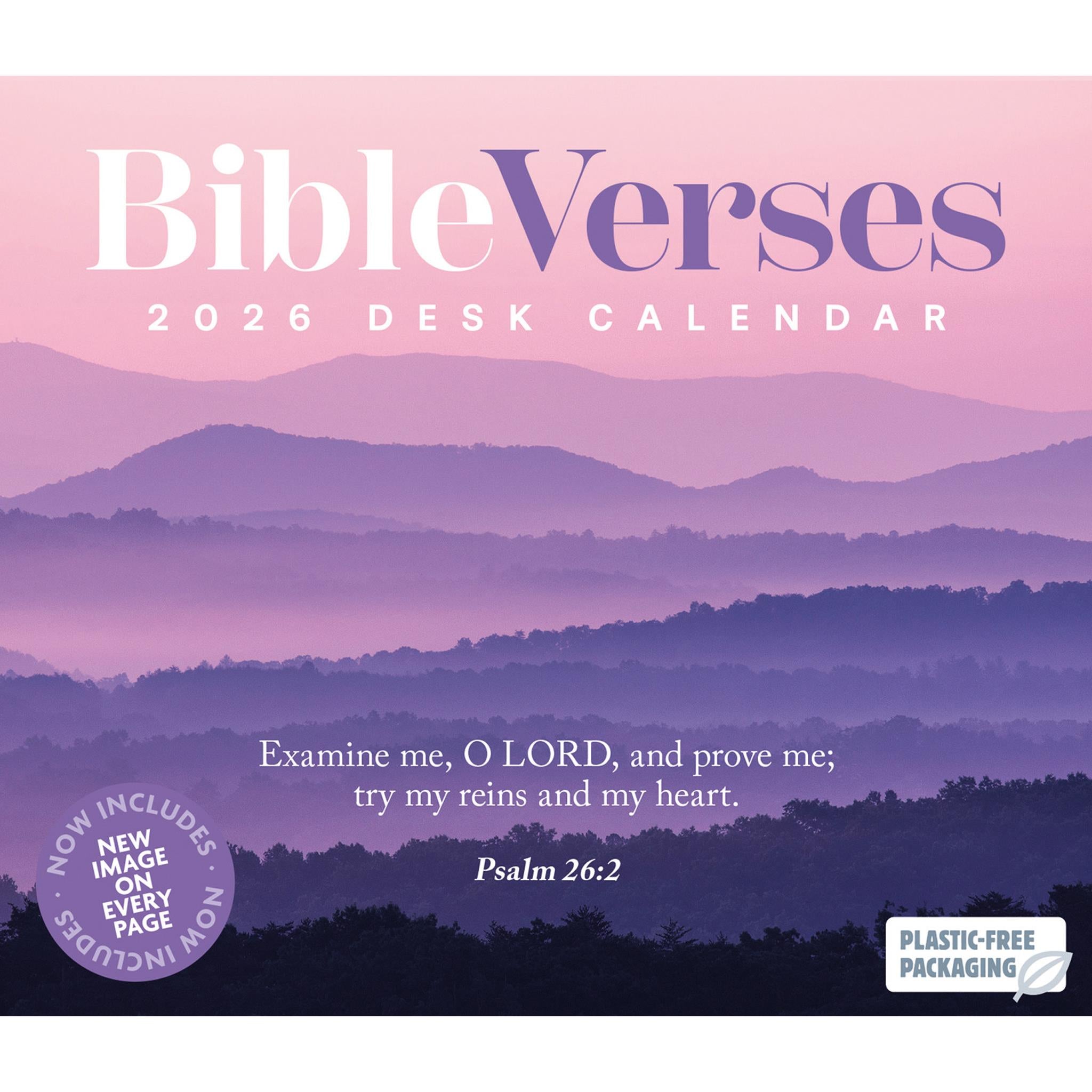 Bible Verses 2026 Box Calendar front image
