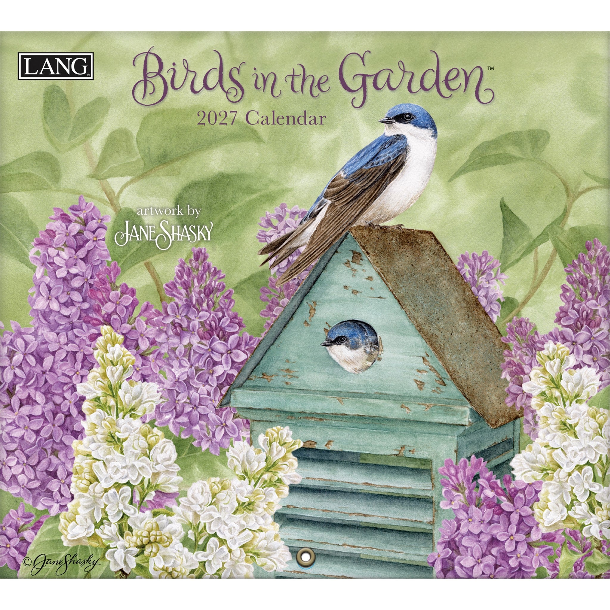 Birds In The Garden 2027 Wall Calendar - Online Only