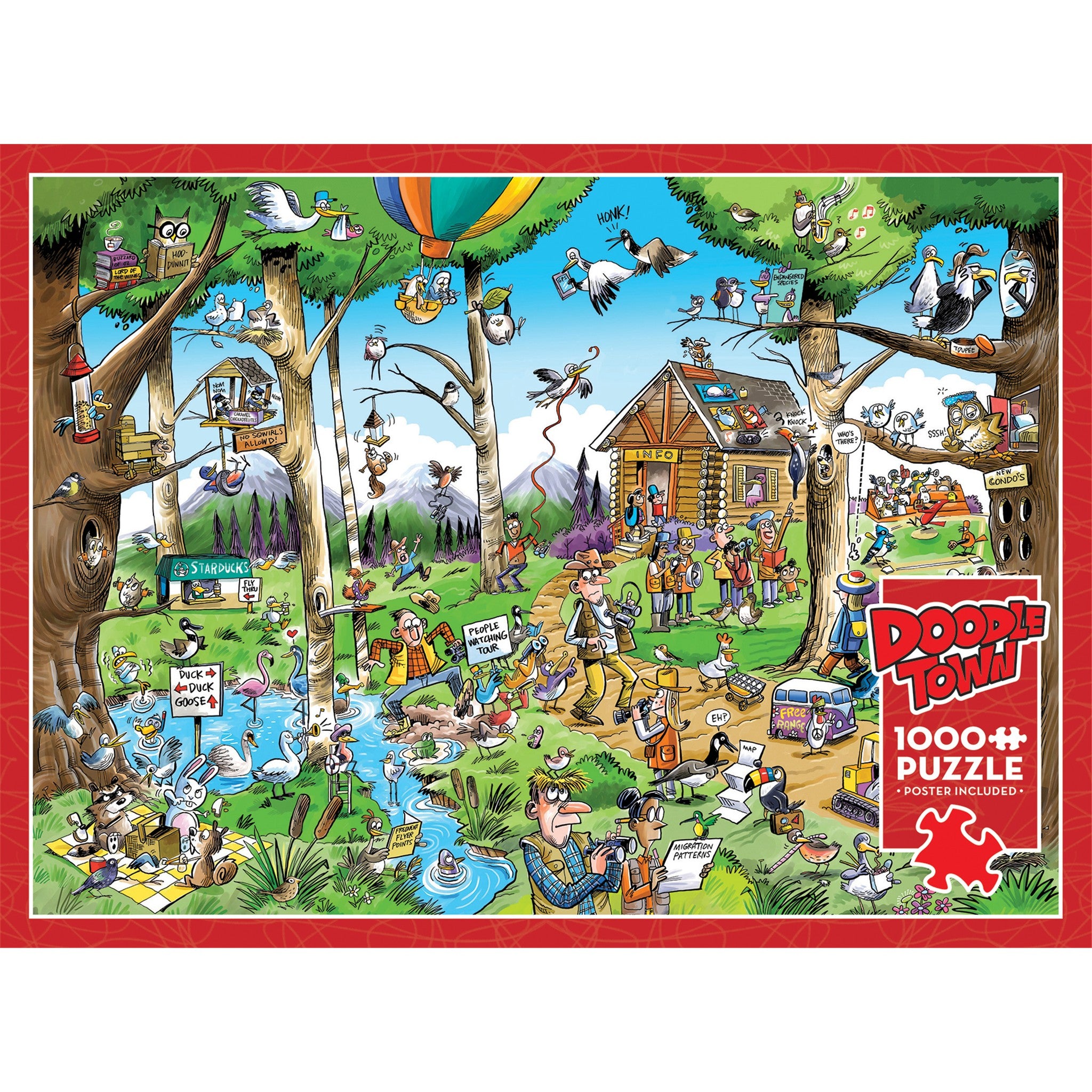 Birdwatcher's Paradise 1000 Piece Puzzle