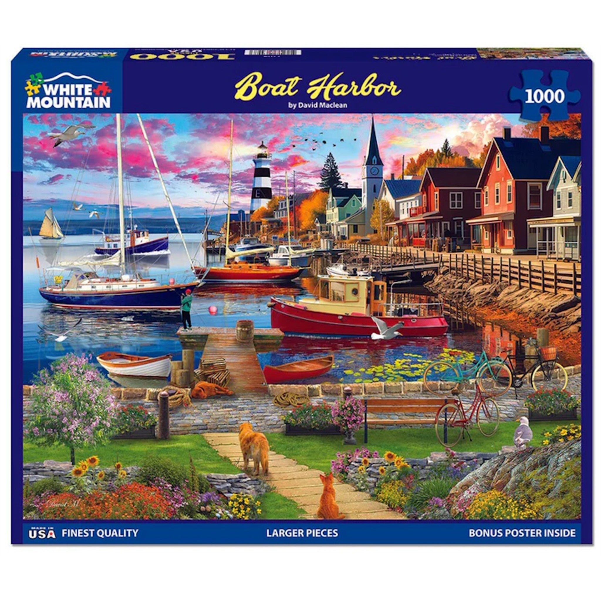 Boat Harbor 1000 Piece Puzzle