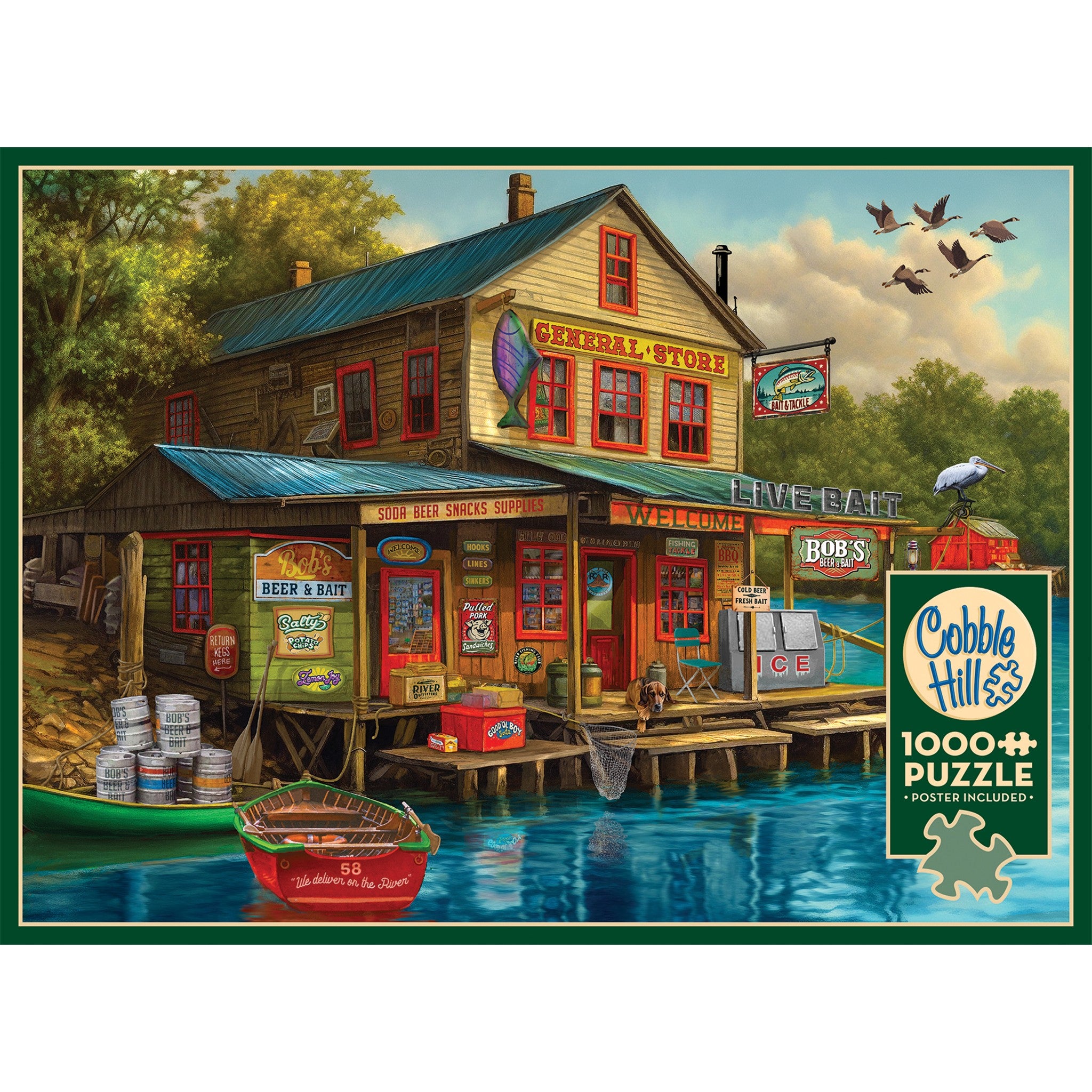 Bob's Beer & Bait 1000 Piece Puzzle