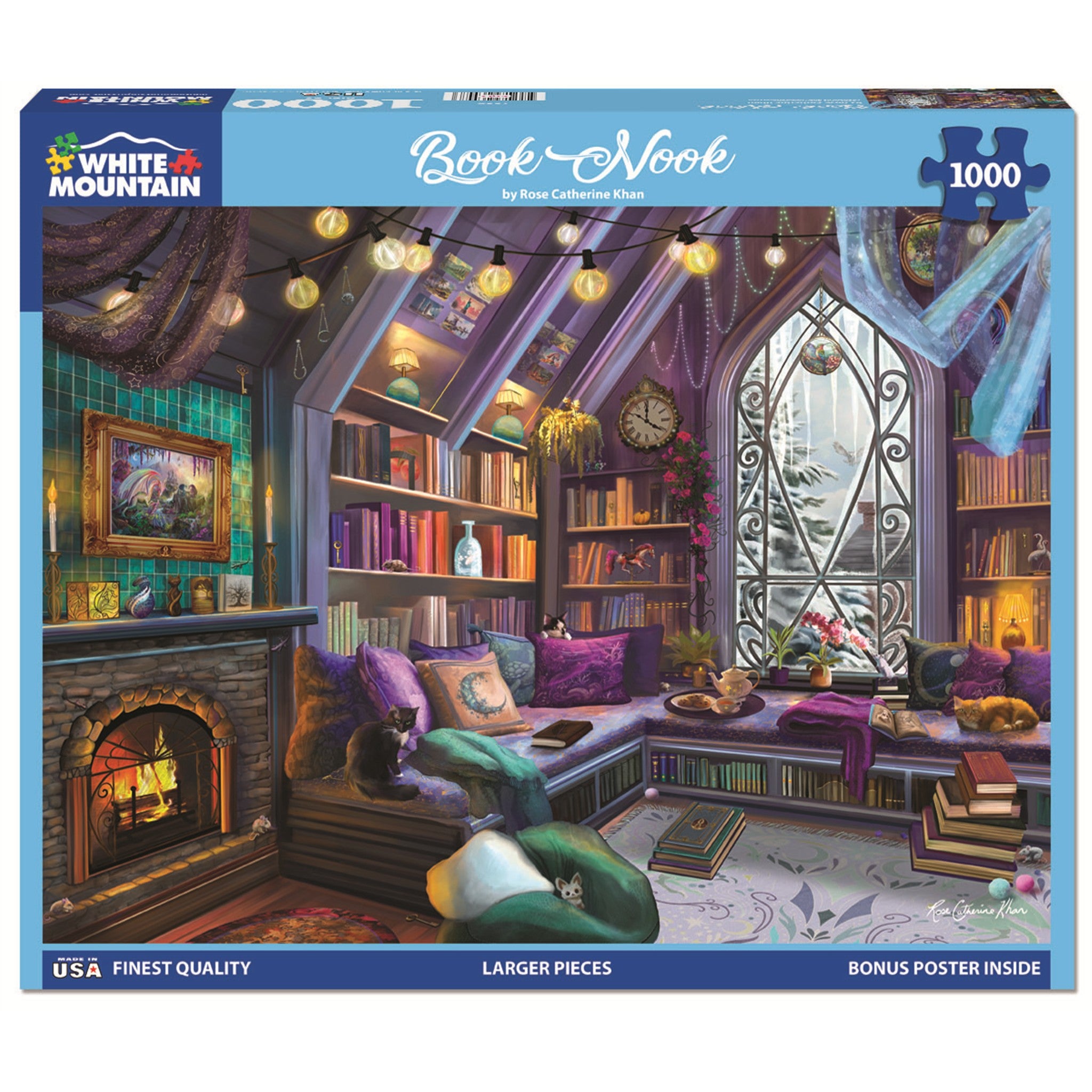 Book Nook 1000 Piece Puzzle - Online Only