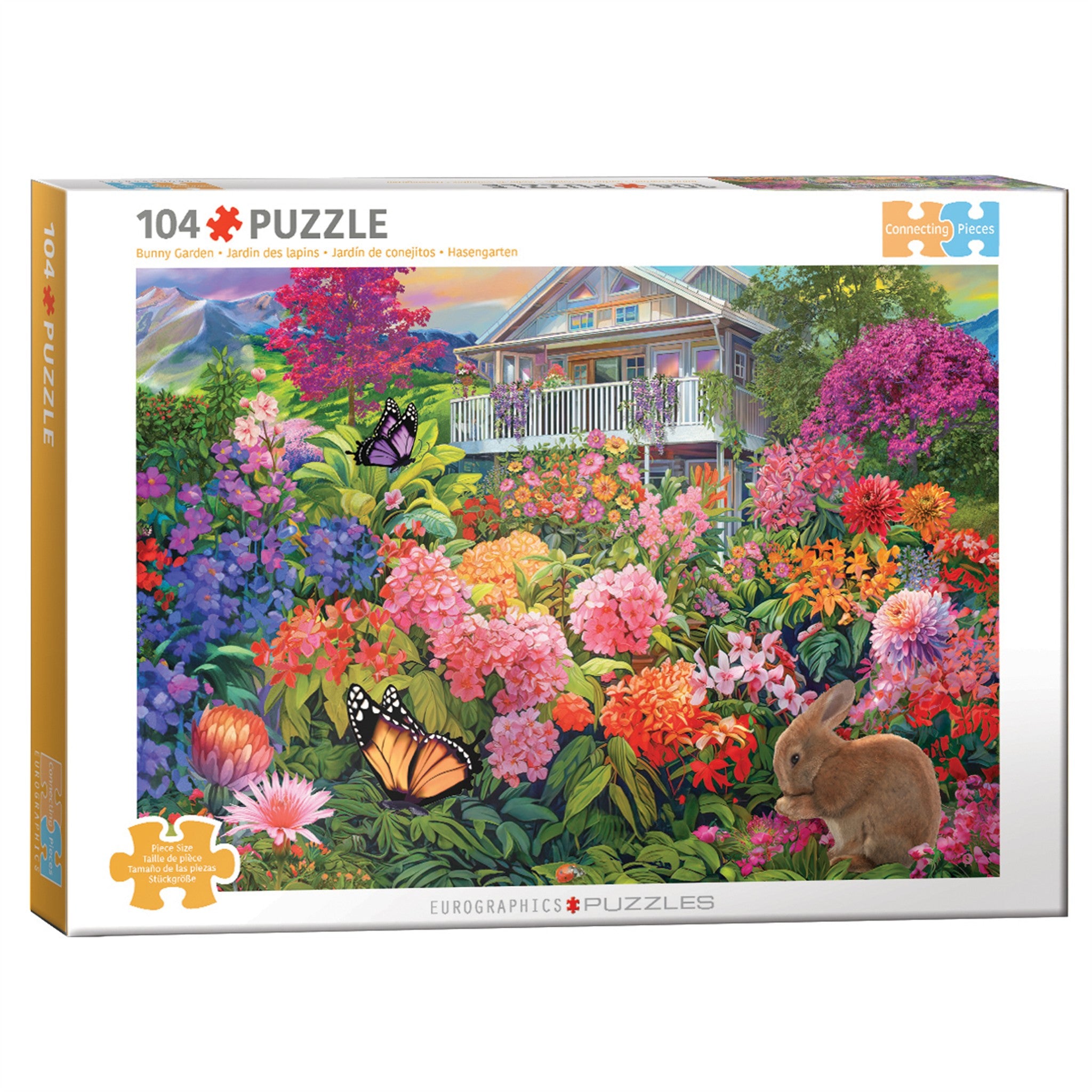 Bunny Garden 104 Piece Puzzle - Calendar Club Canada