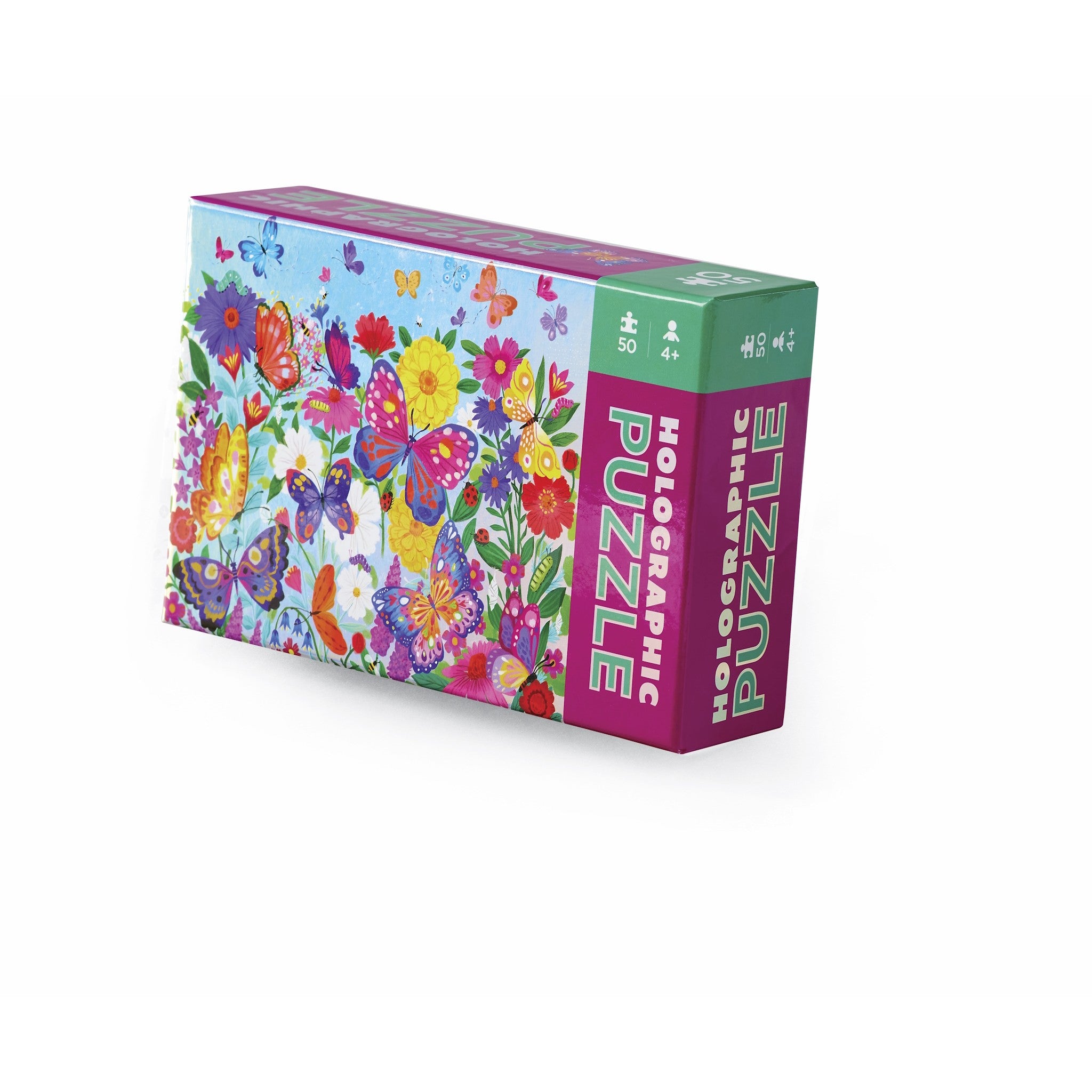 Butterflies Mini Holographic 50 Piece Puzzle