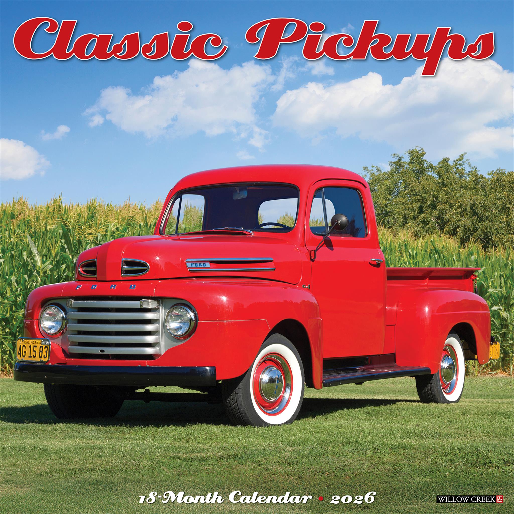Classic Pickups 2026 Wall Calendar - Online Only