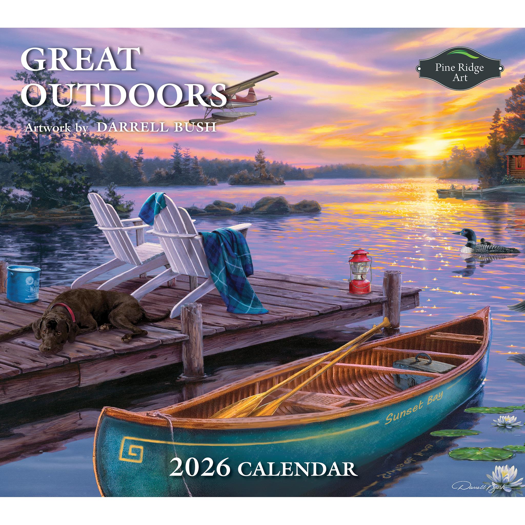 Great Outdoors 2026 Wall Calendar - Online Only