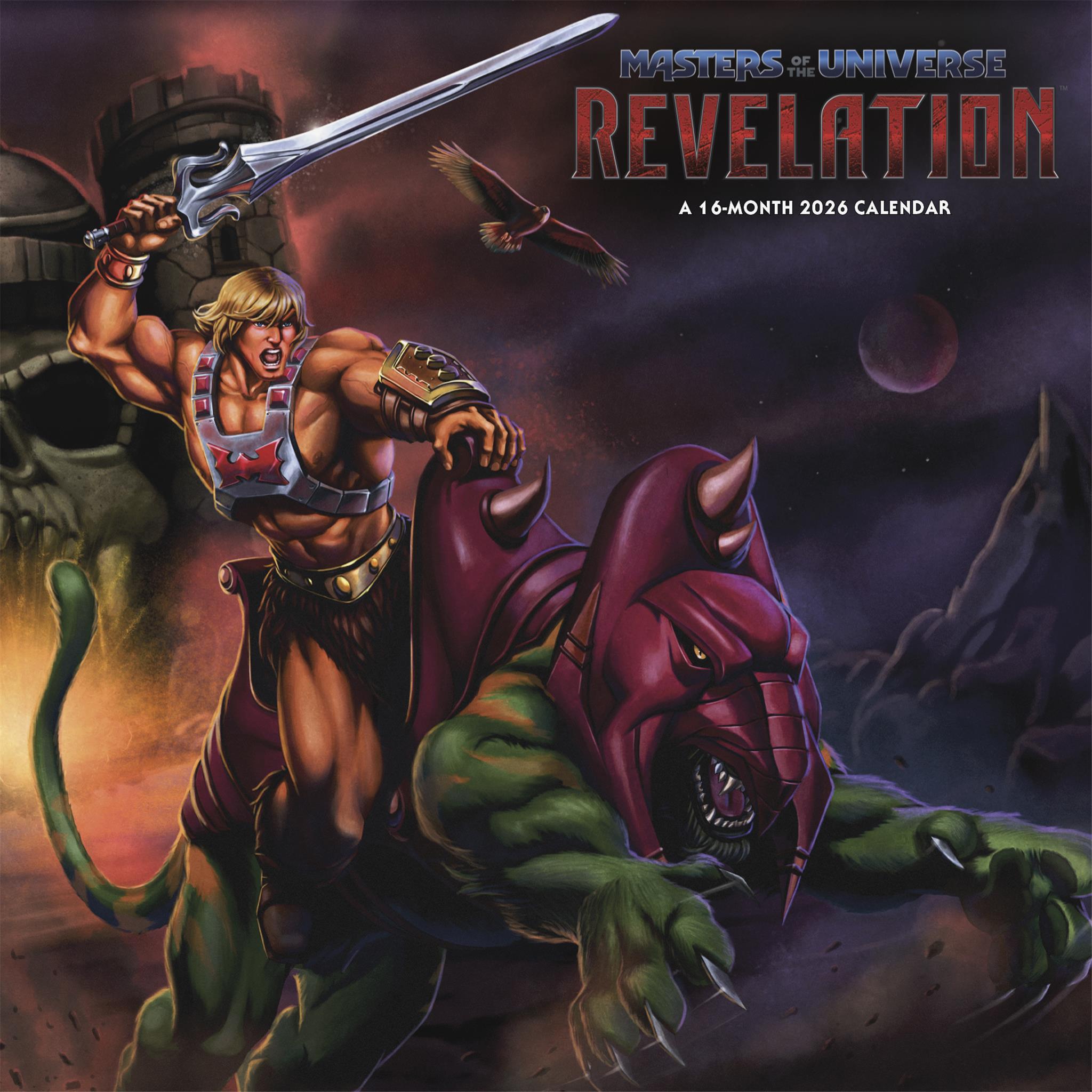 Masters Of The Universe 2026 Wall Calendar - Online Only