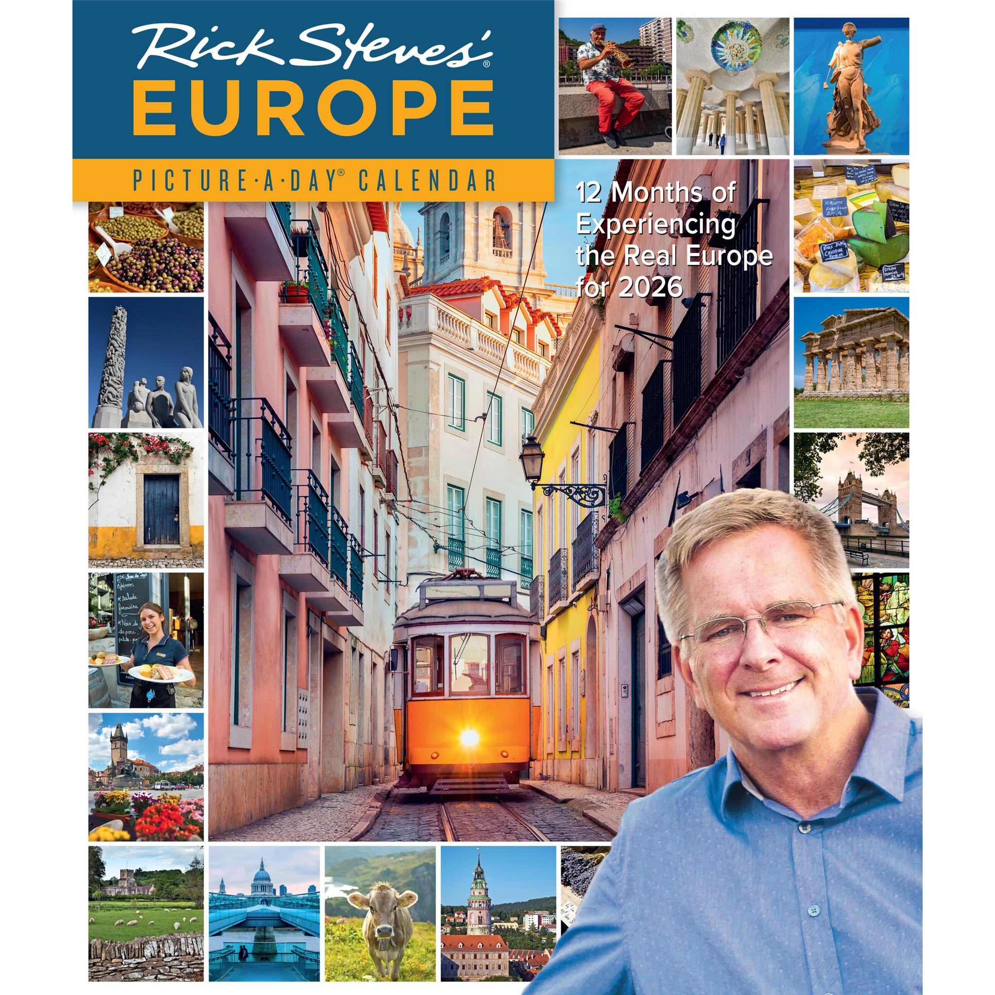 Europe 365 Rick Steves 2026 Wall Calendar