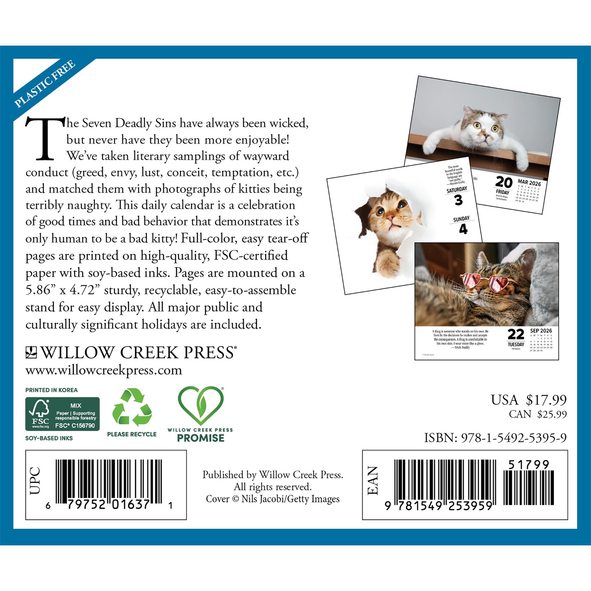 Bad Kitties 2026 Box Calendar - Online Only