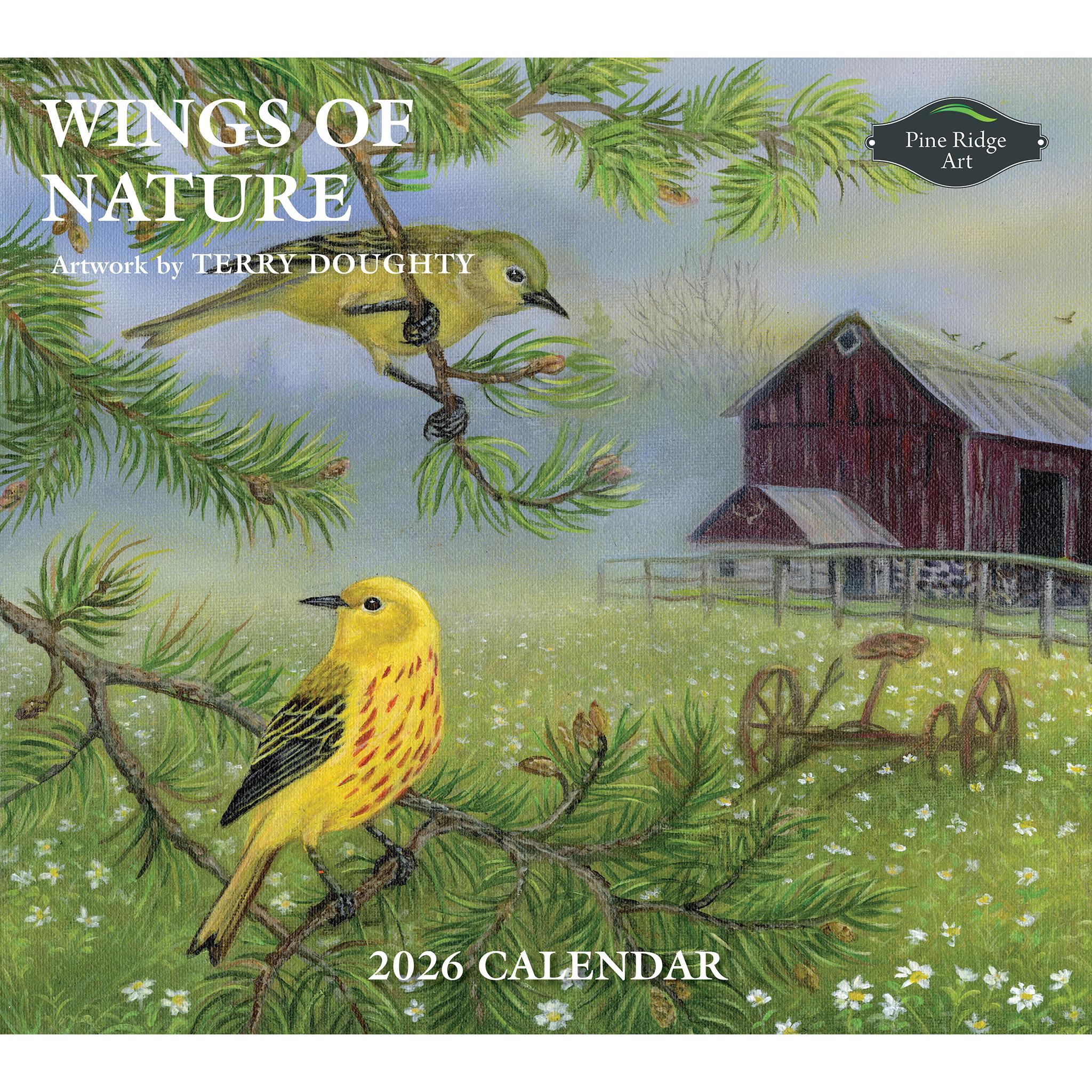 Wings Of Nature 2026 Wall Calendar - Online Only