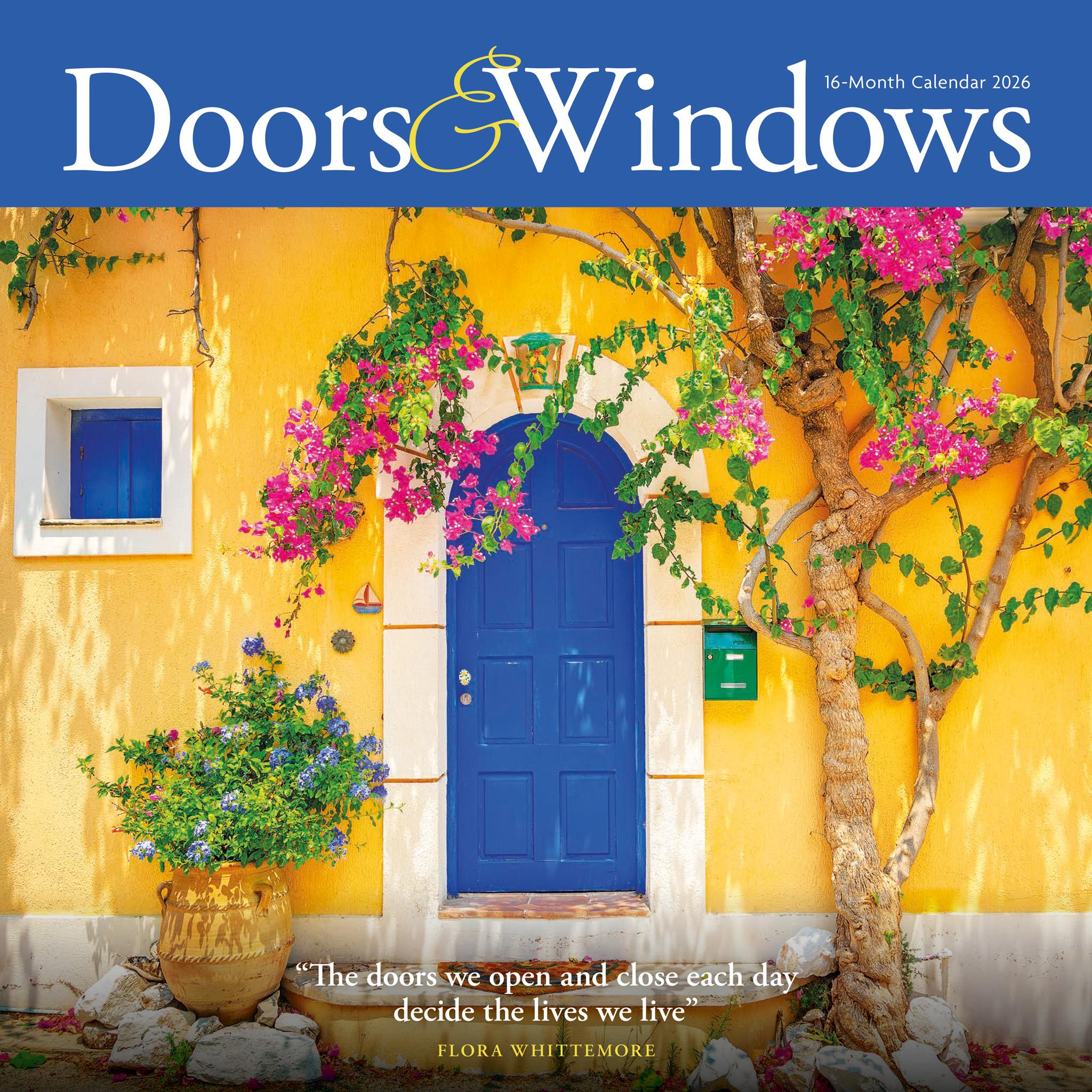 Doors And Windows 2026 Wall Calendar