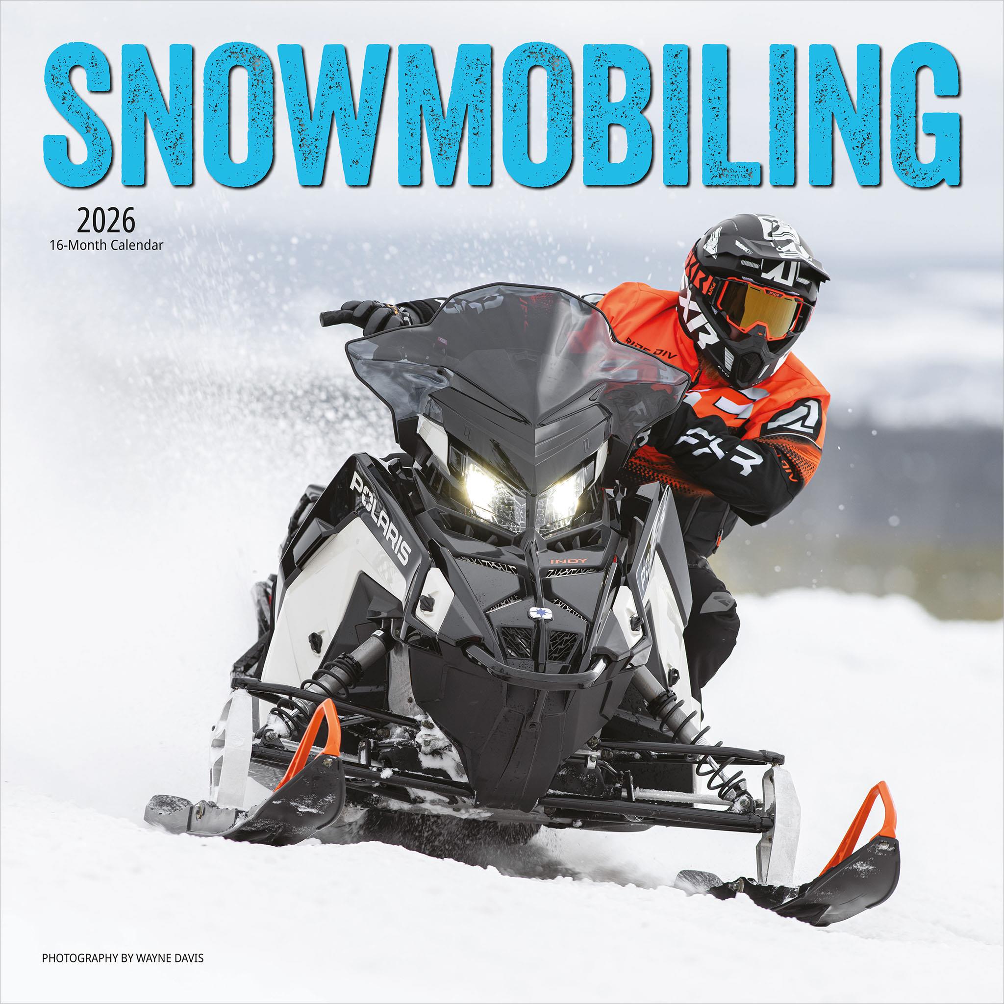 Snowmobiling 2026 Wall Calendar