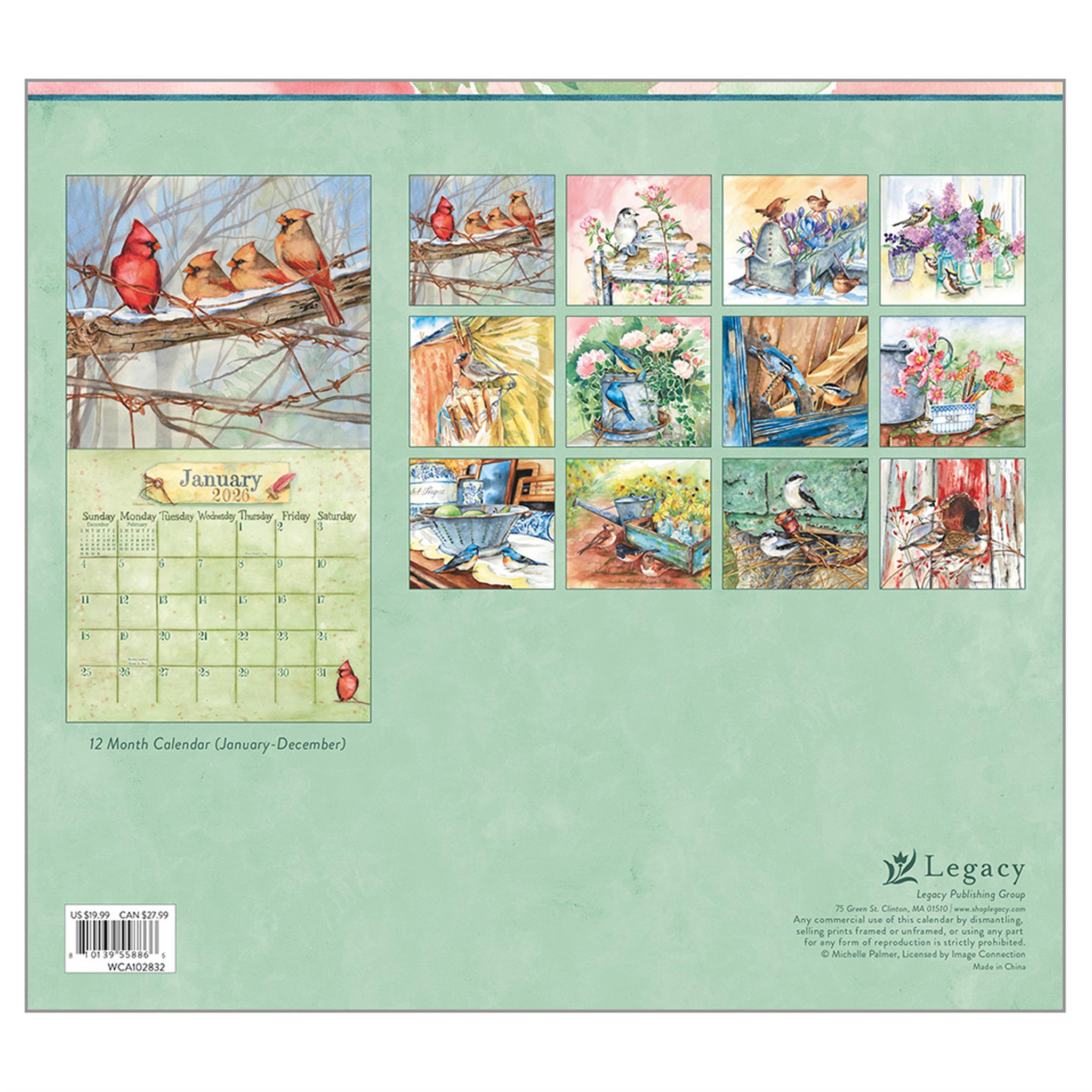 Outside My Window 2026 Deluxe Wall Calendar - Online Only