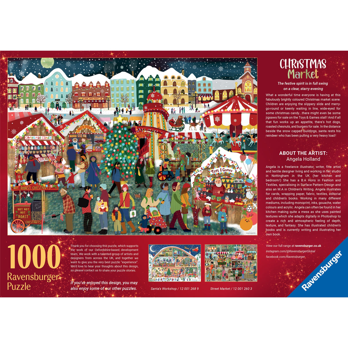 Christmas Market 1000 Piece Puzzle