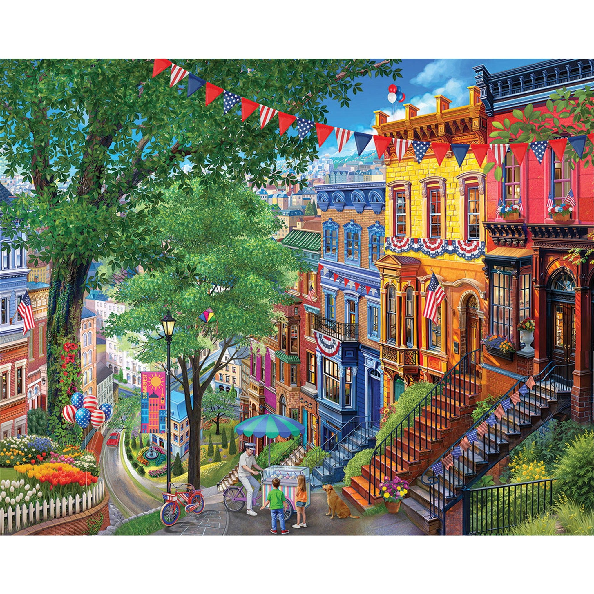 Summer In The City 1000 Piece Puzzle - Online Only