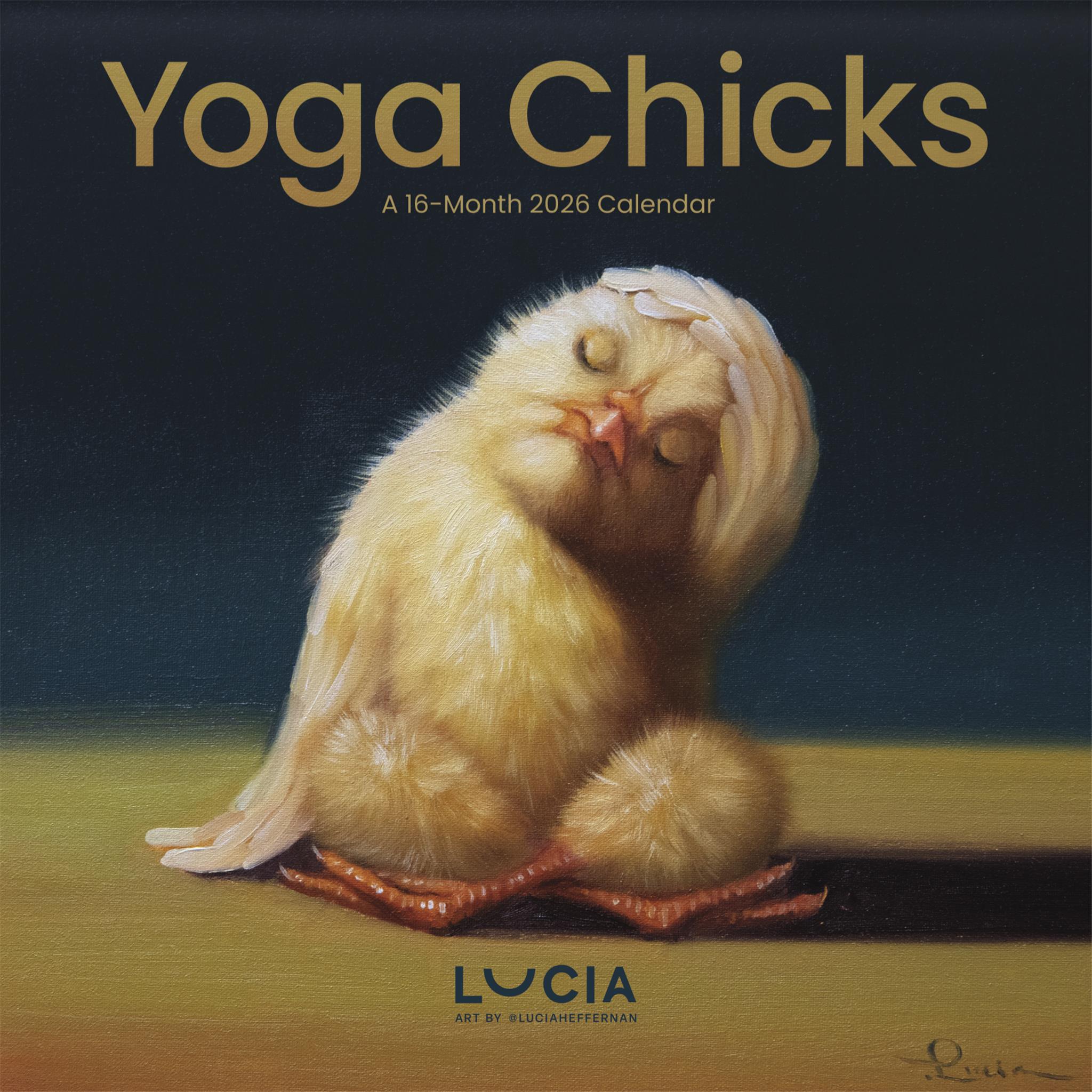 Yoga Chicks 2026 Wall Calendar