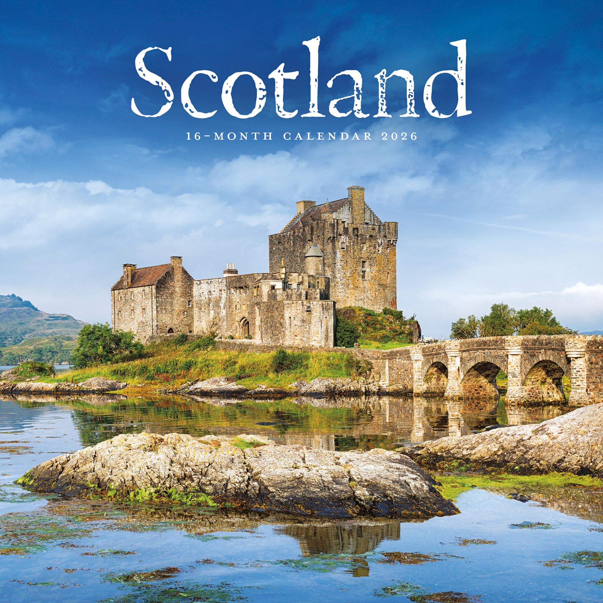 Scotland 2026 Wall Calendar