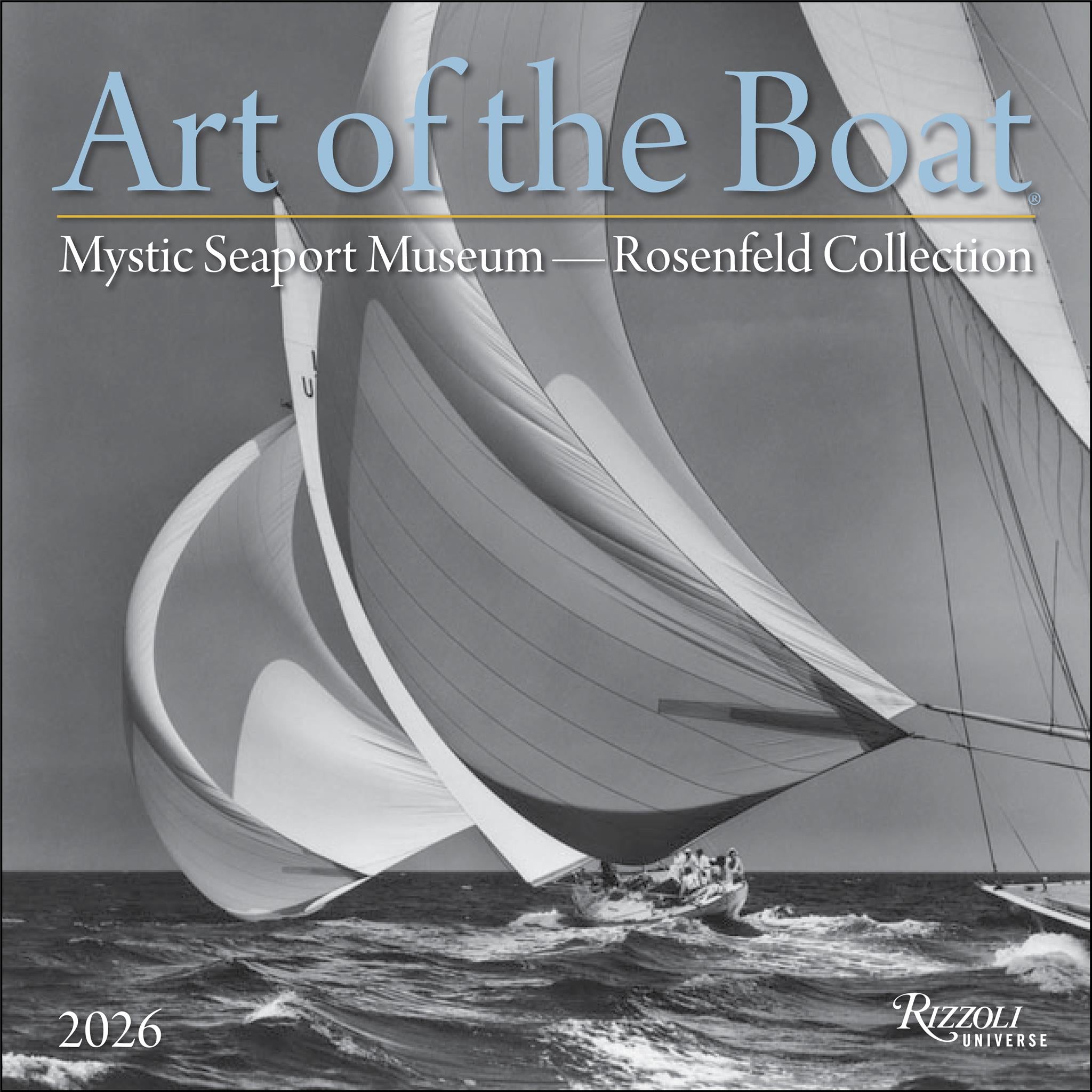 Art Of The Boat 2026 Wall Calendar