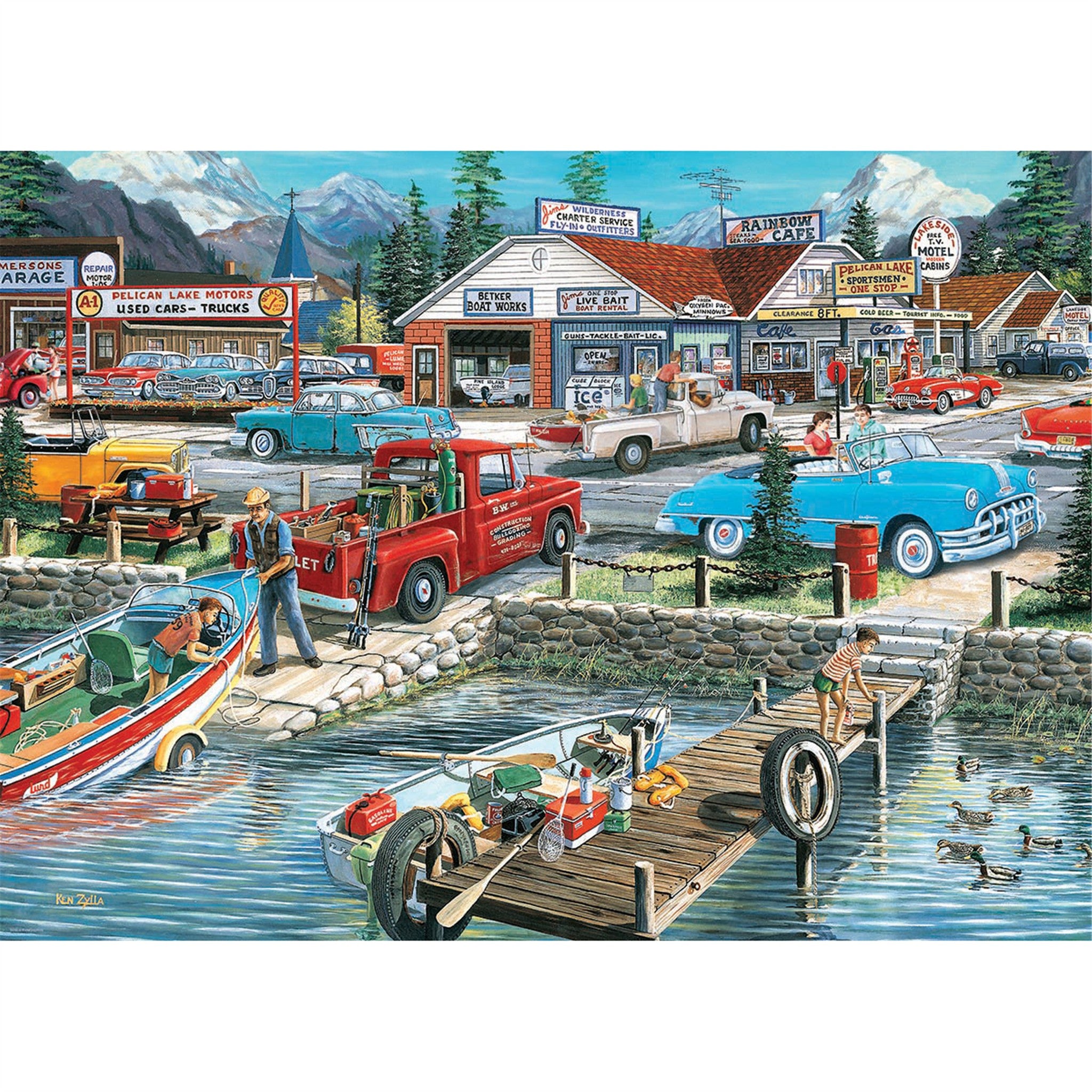 Let's Go Fishing 1000 Piece Puzzle