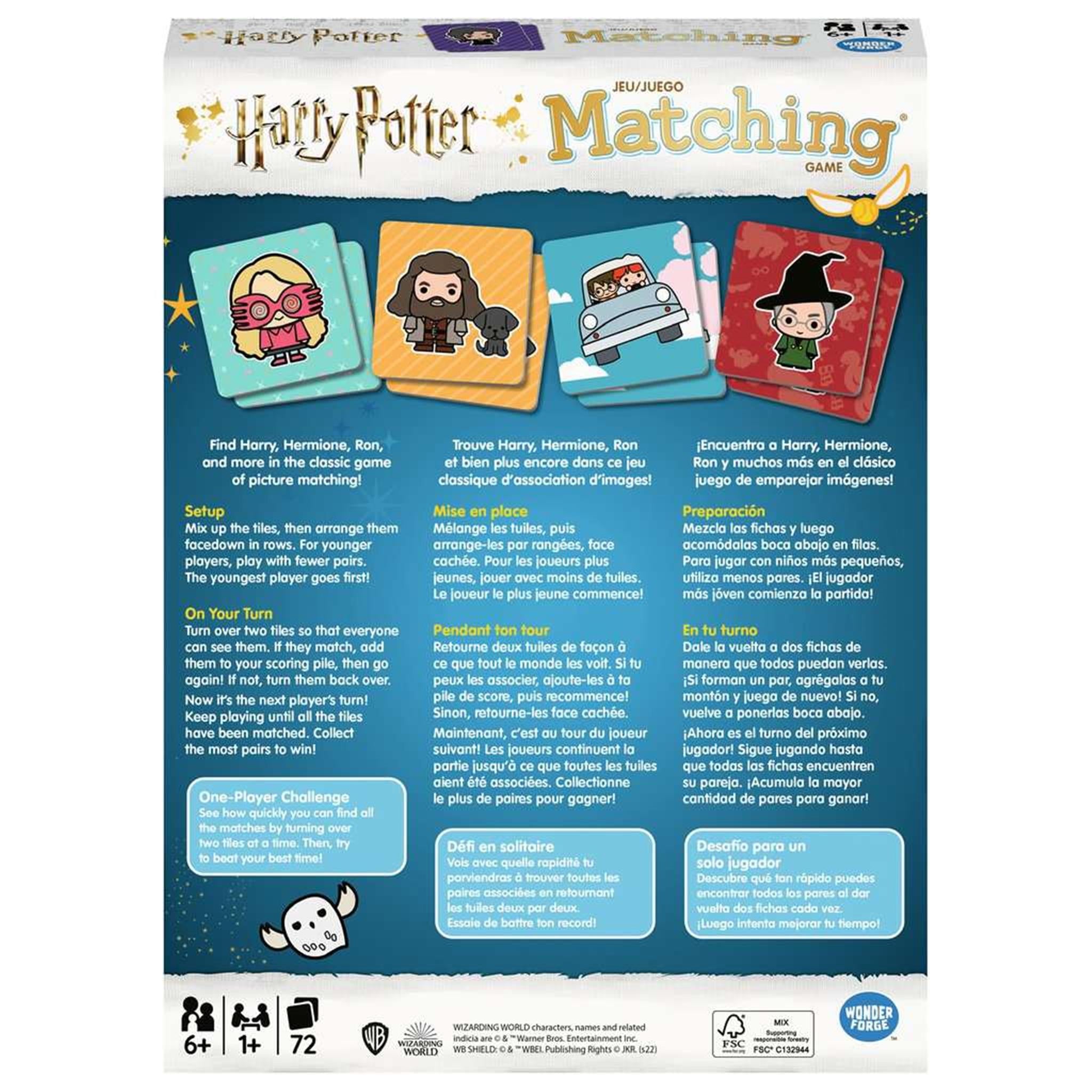 Harry Potter Matching Game - Calendar Club Canada