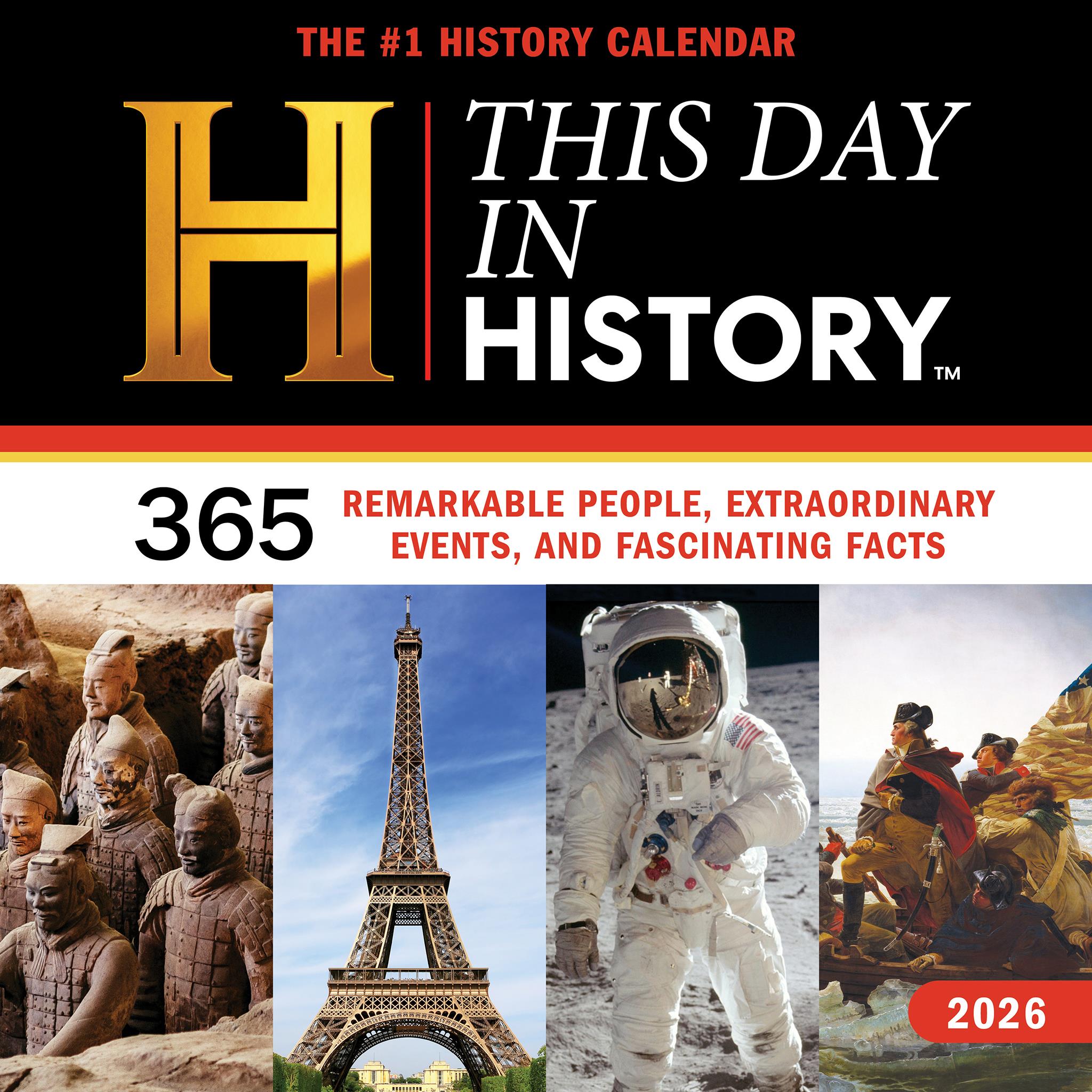 History Channel This Day In History 2026 Wall Calendar