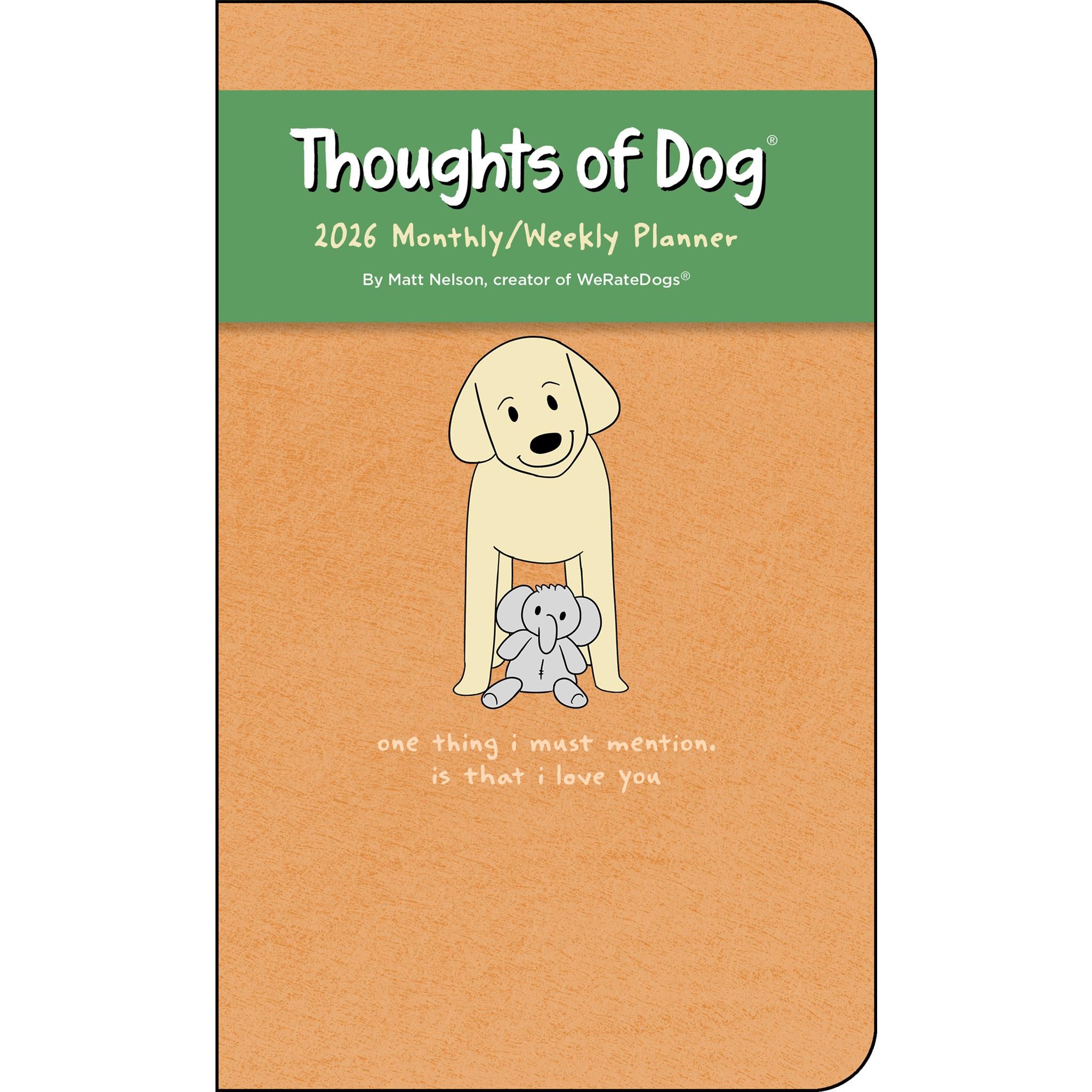 Thoughts Of Dog 2026 Engagement Calendar