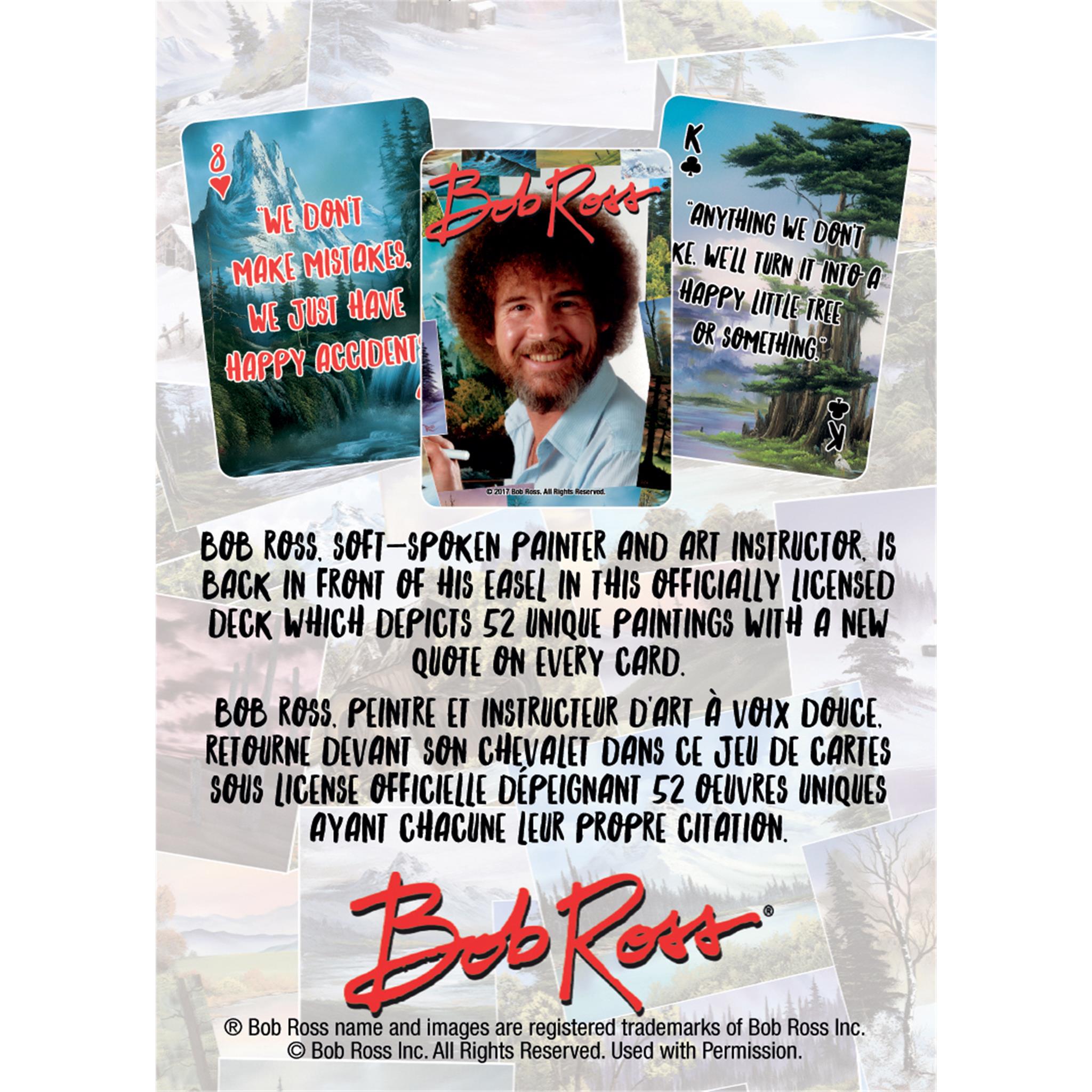 Bob Ross Playing Cards - Calendar Club Canada