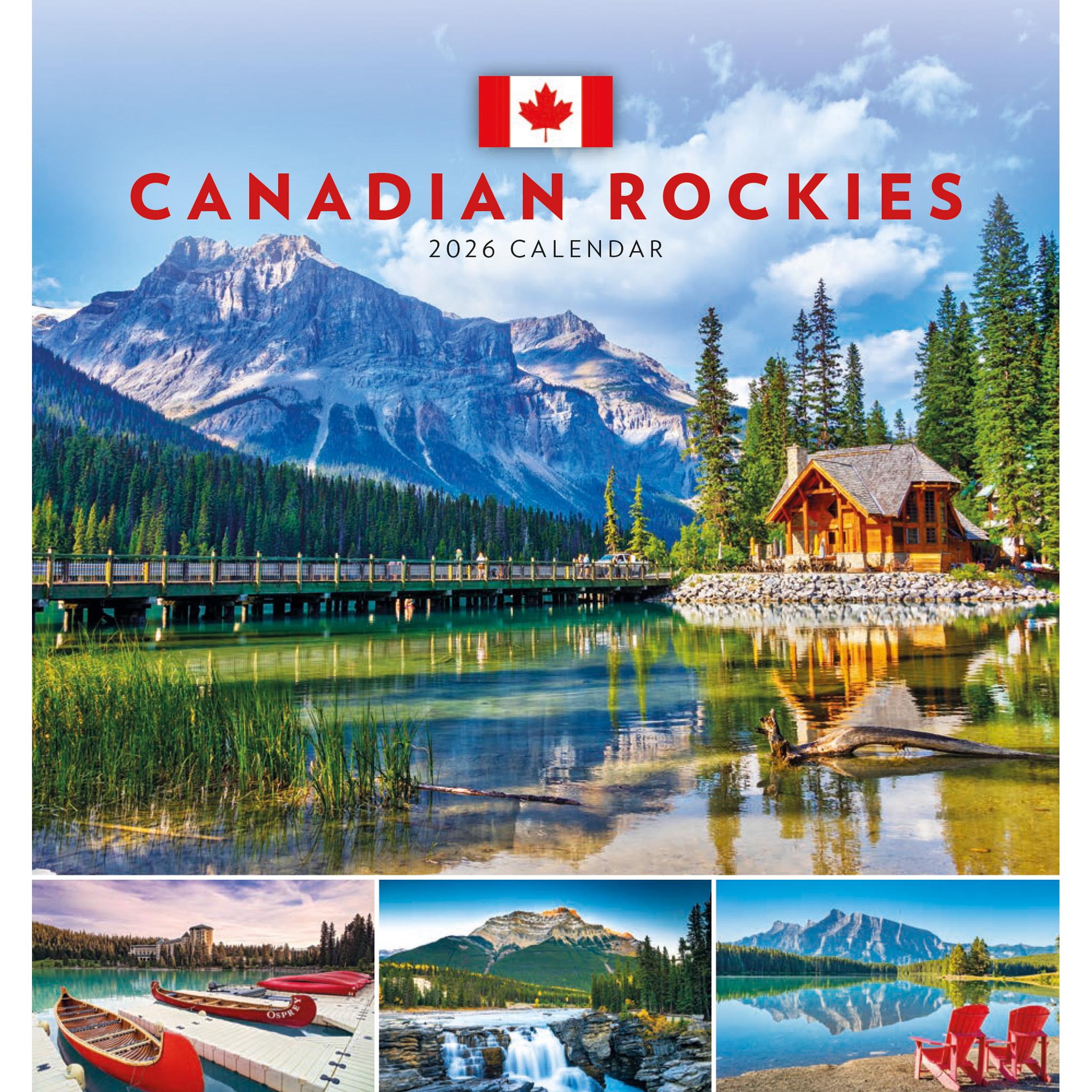 Canadian Rockies 2026 Easel Calendar