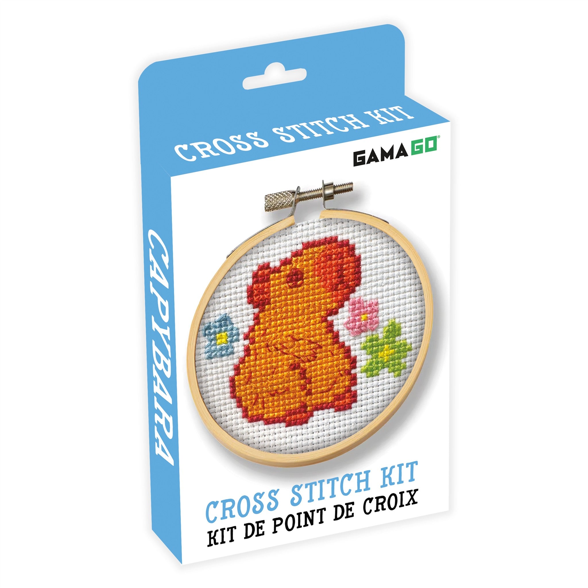 Capybara Cross Stitch Embroidery Kit