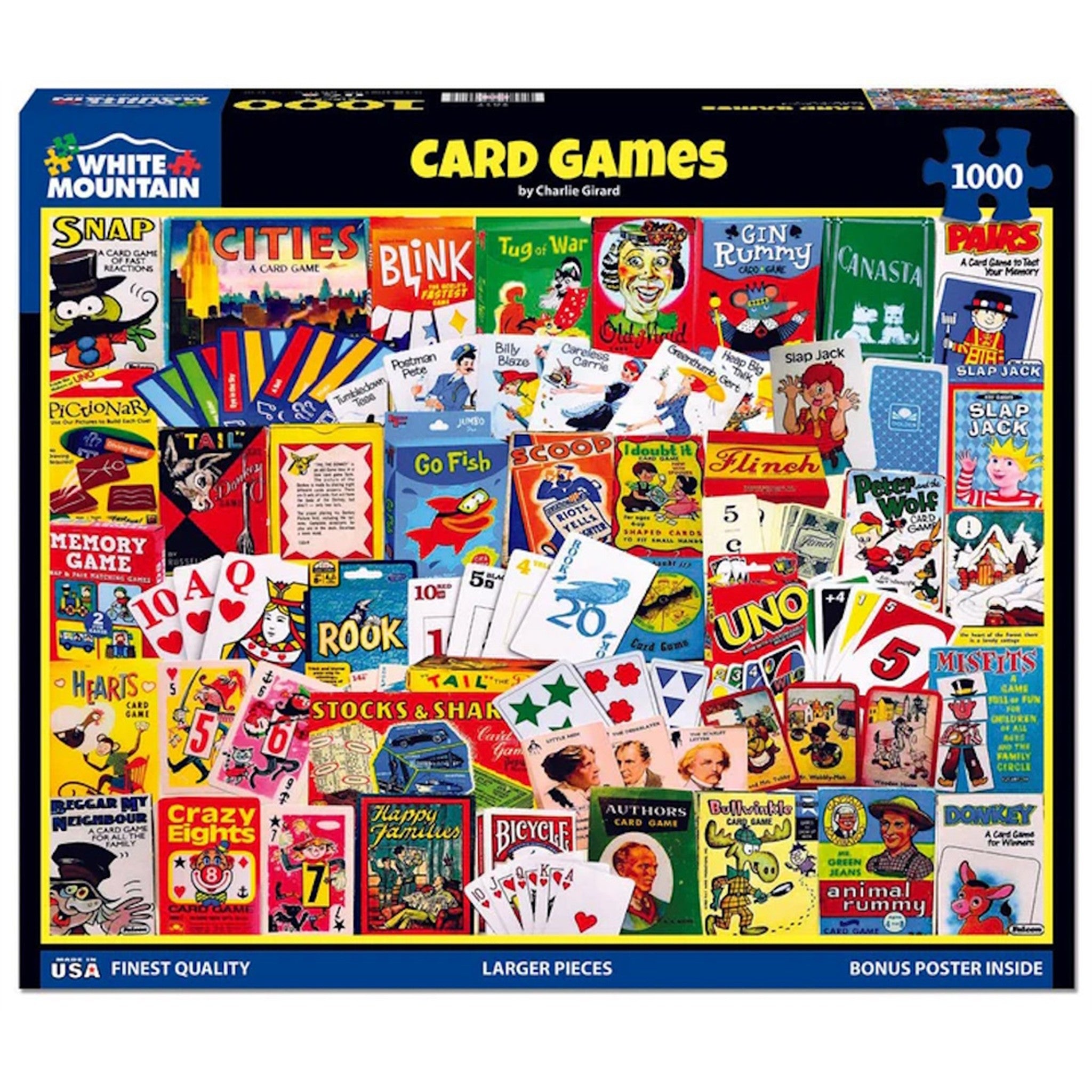 Card Games 1000 Piece Puzzle