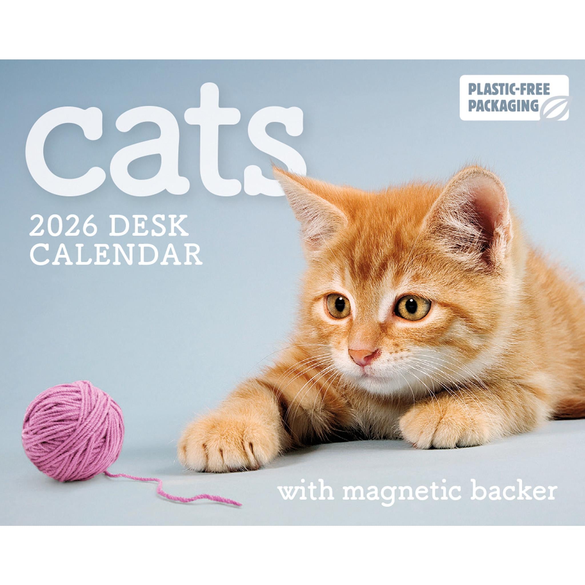 Cats 2026 Small Box Calendar