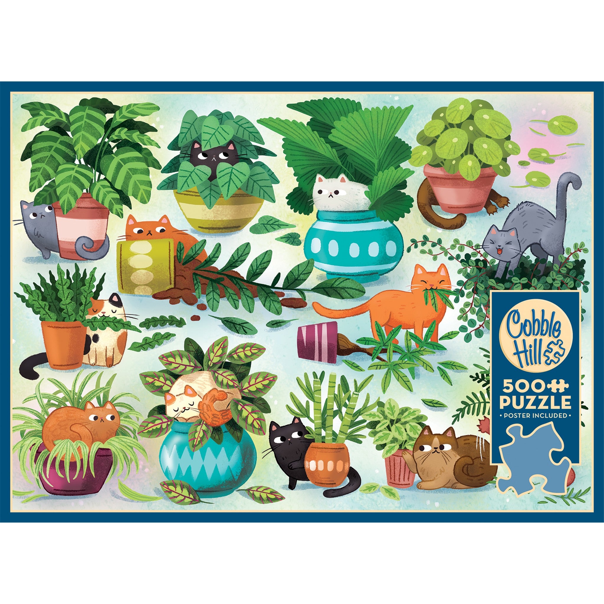 Cats vs. Plants 500 Piece Puzzle