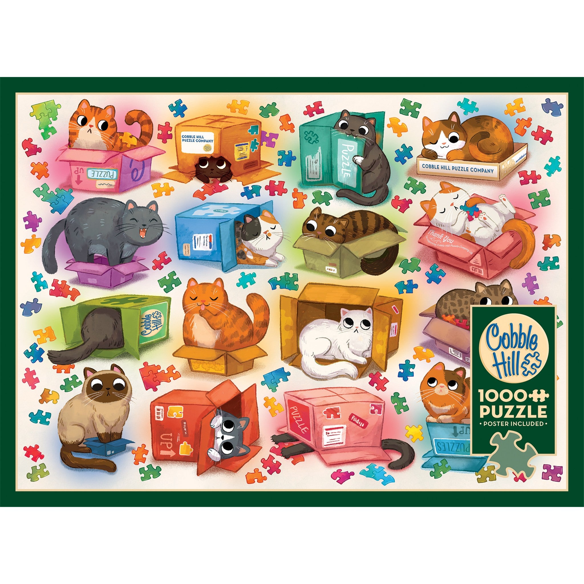 Cats vs. Puzzles 1000 Piece Puzzle