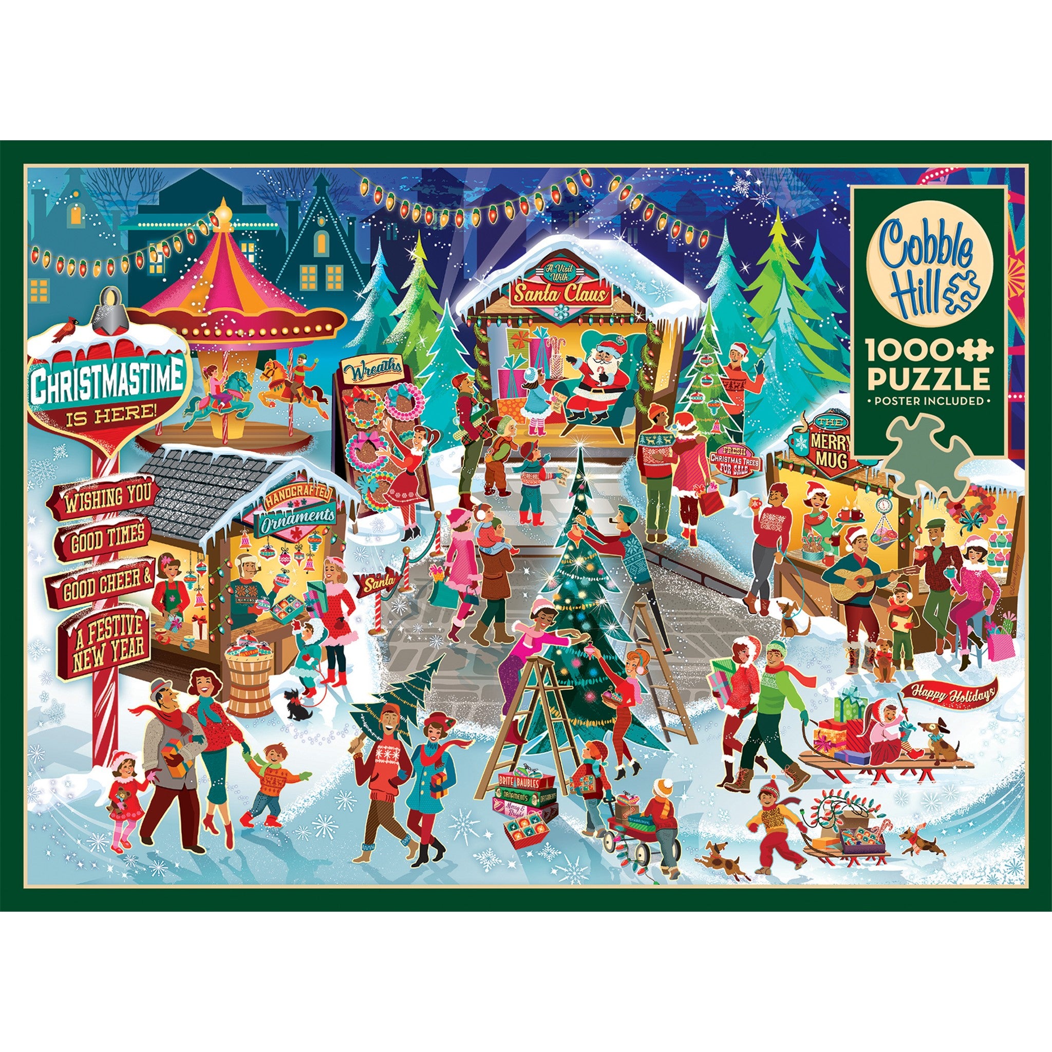 Christmas Carnival Exclusive 1000 Piece Puzzle