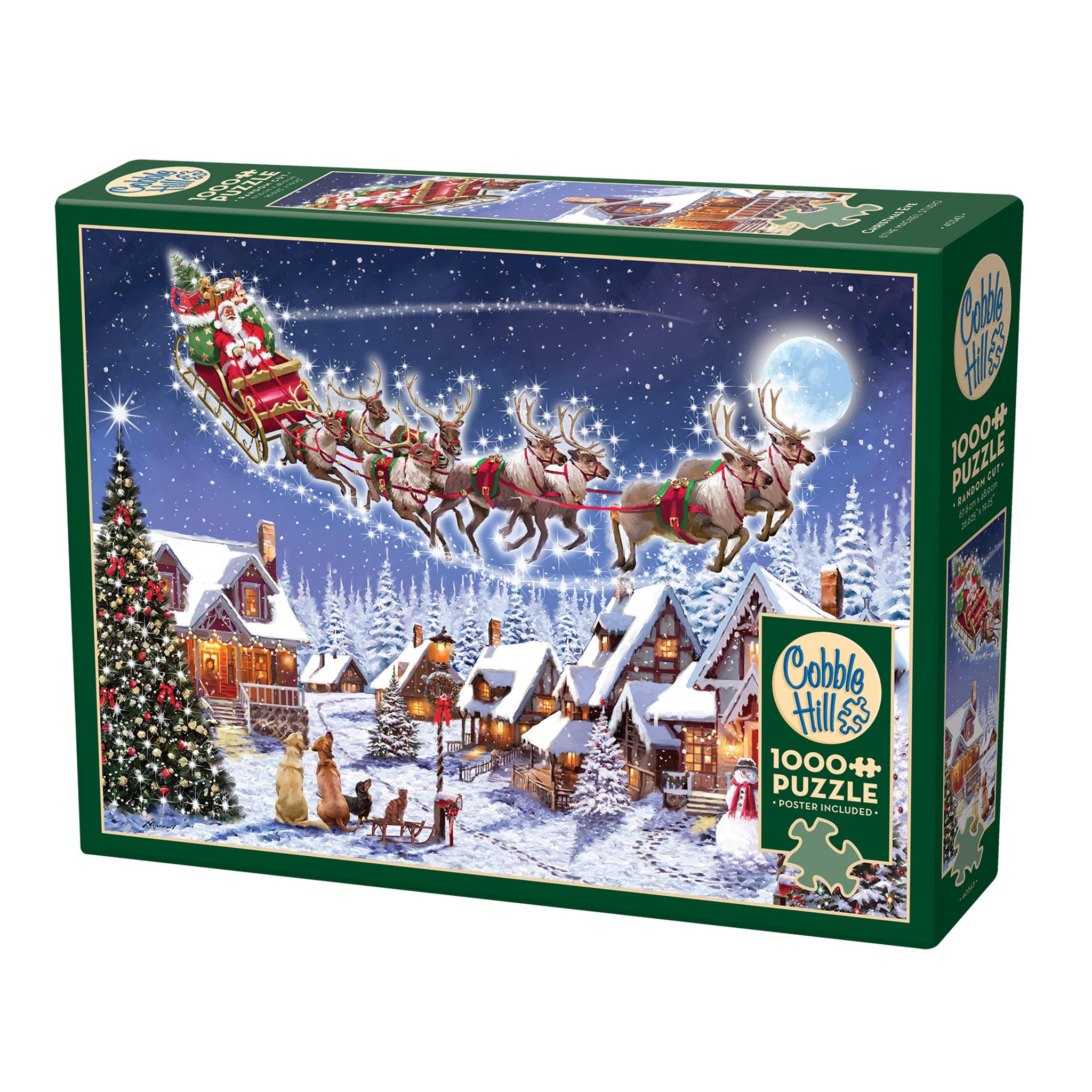 1000 Piece Christmas Eve Puzzle – Cobble Hill Holiday Scene
