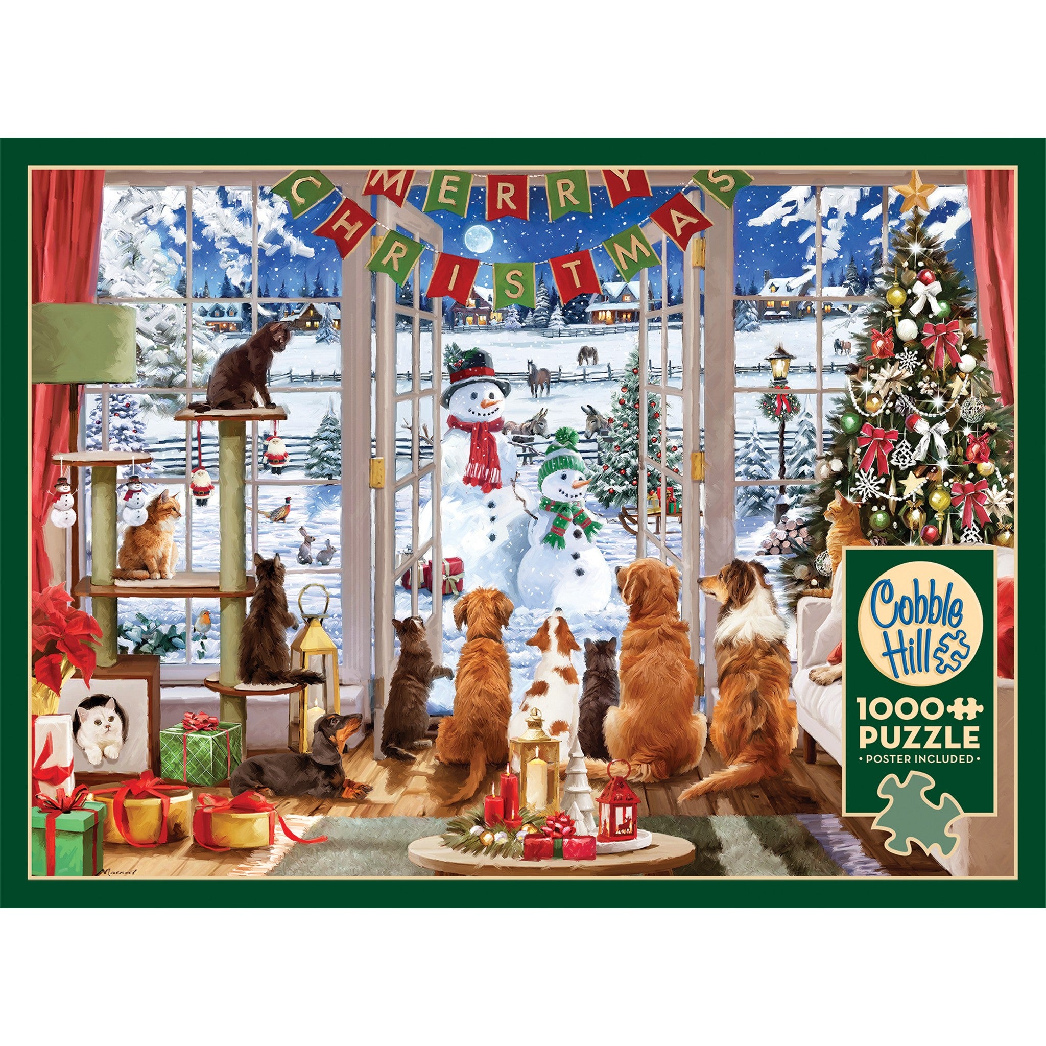 Christmas Visitors 1000 Piece Puzzle