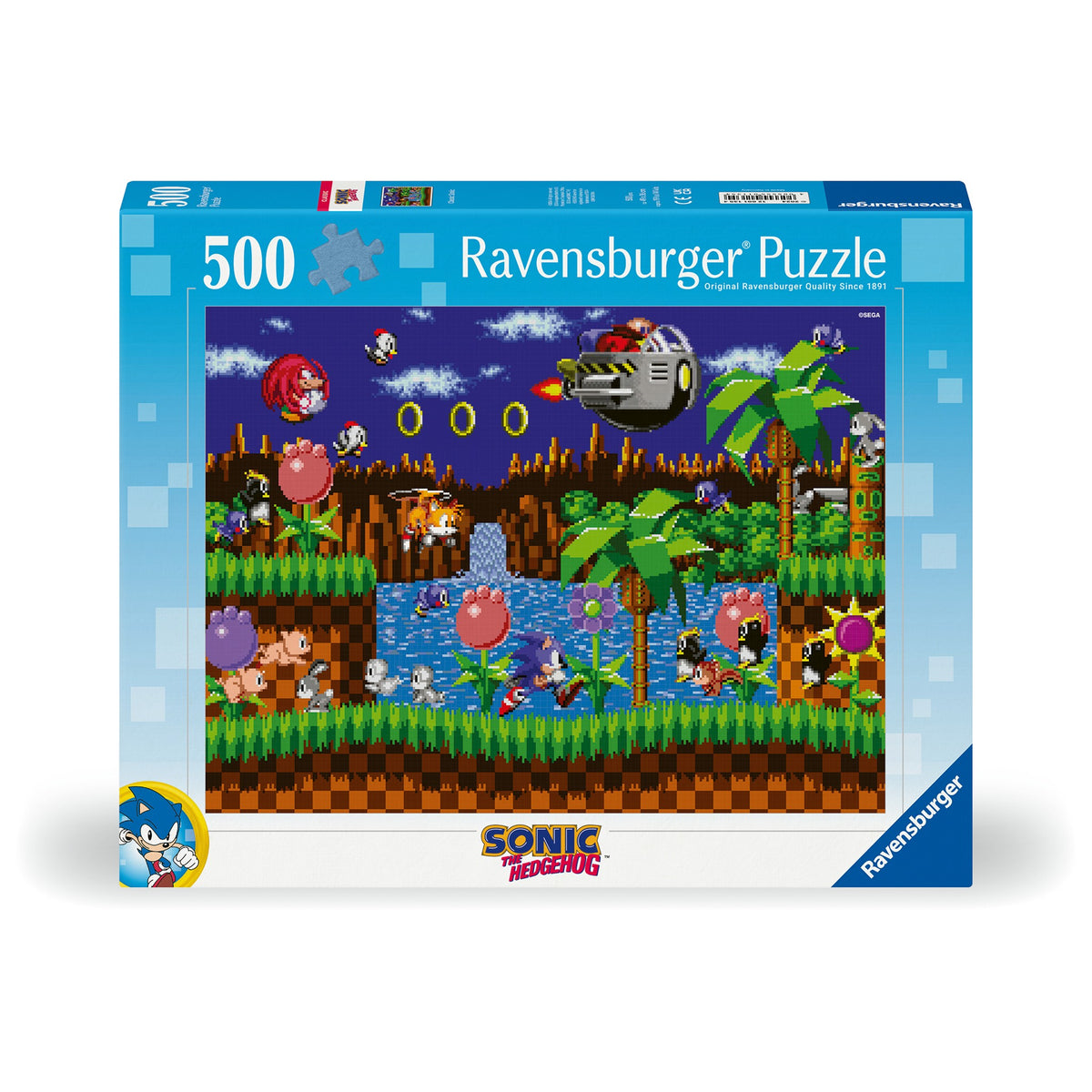 Classic Sonic 500 Piece Puzzle
