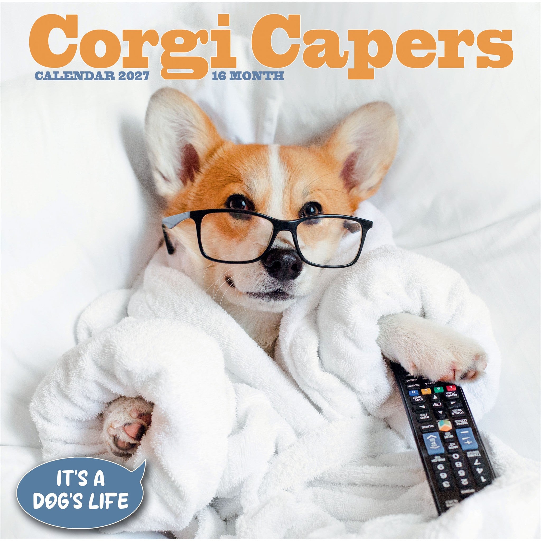 Corgi Capers 2027 Wall Calendar