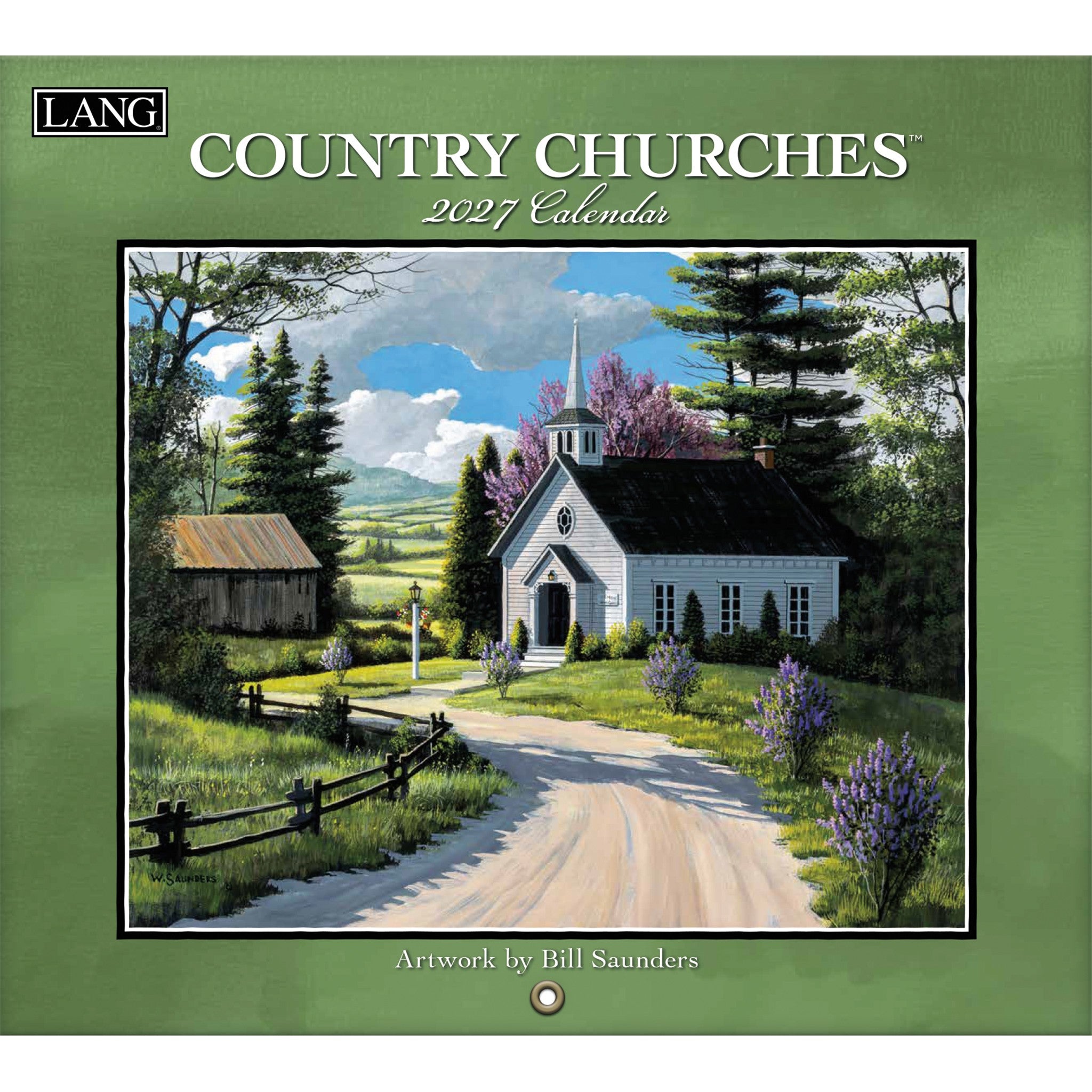 Country Churches 2027 Wall Calendar - Online Only
