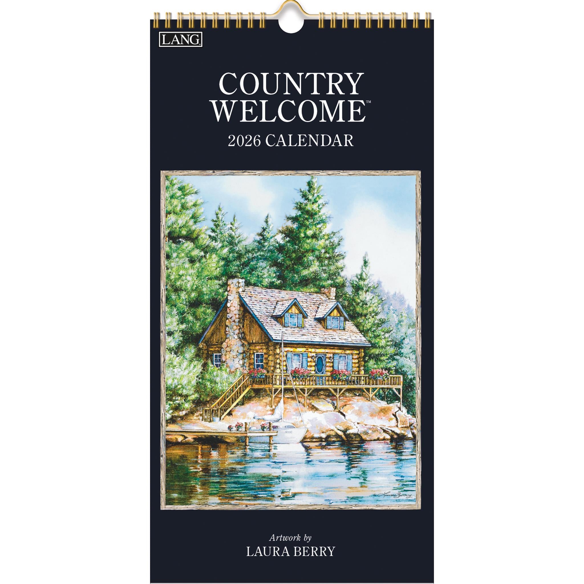 Country Welcome 2026 Slim Calendar - Online Only
