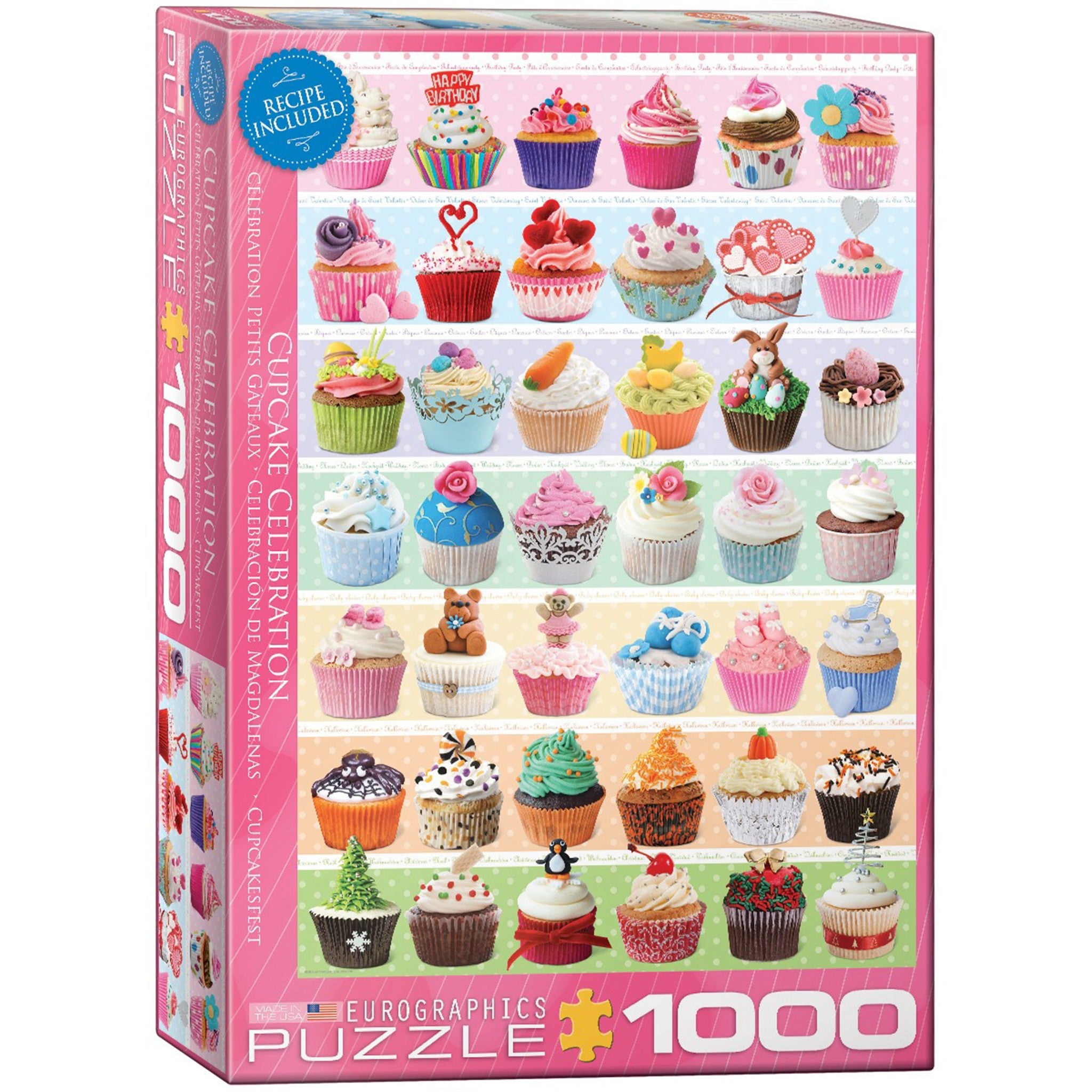 Cupcake Celebration 1000 Piece Puzzle - Online Only