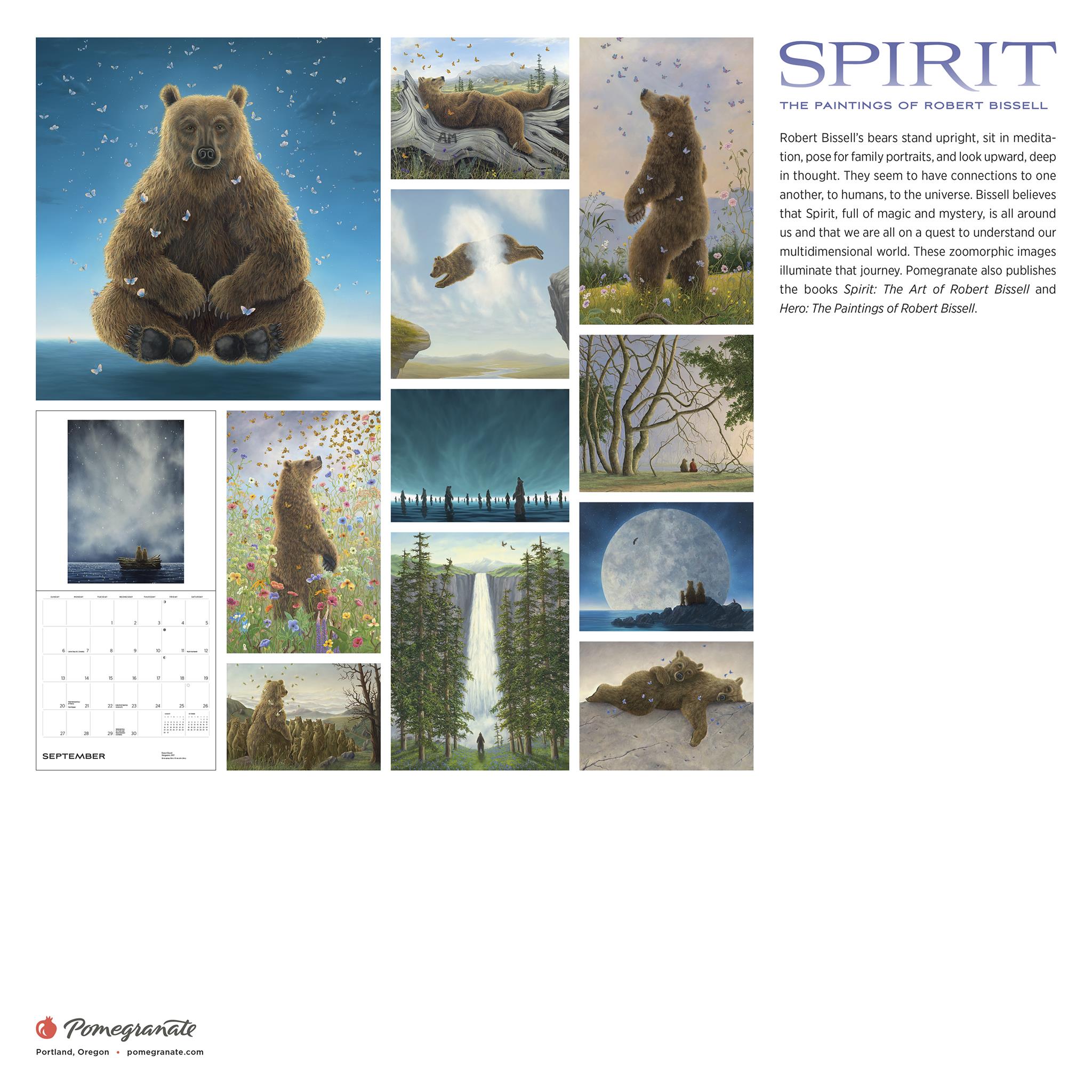 Spirit The Paintings Of Robert Bissell 2026 Wall Calendar