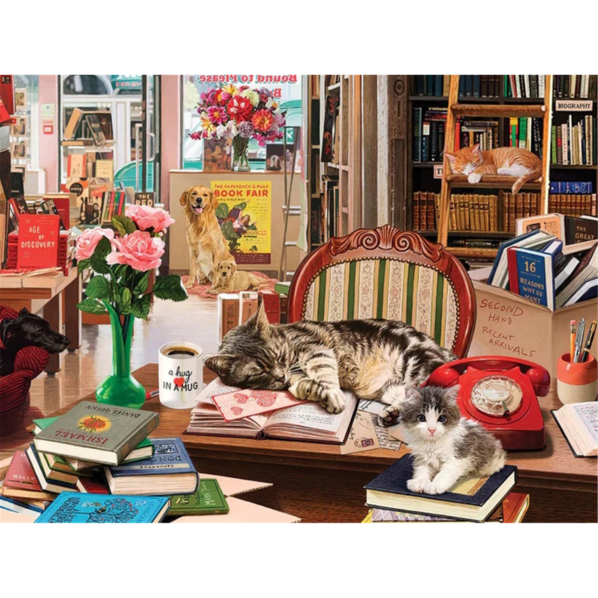 Cozy Bookshop 500 Piece Puzzle
