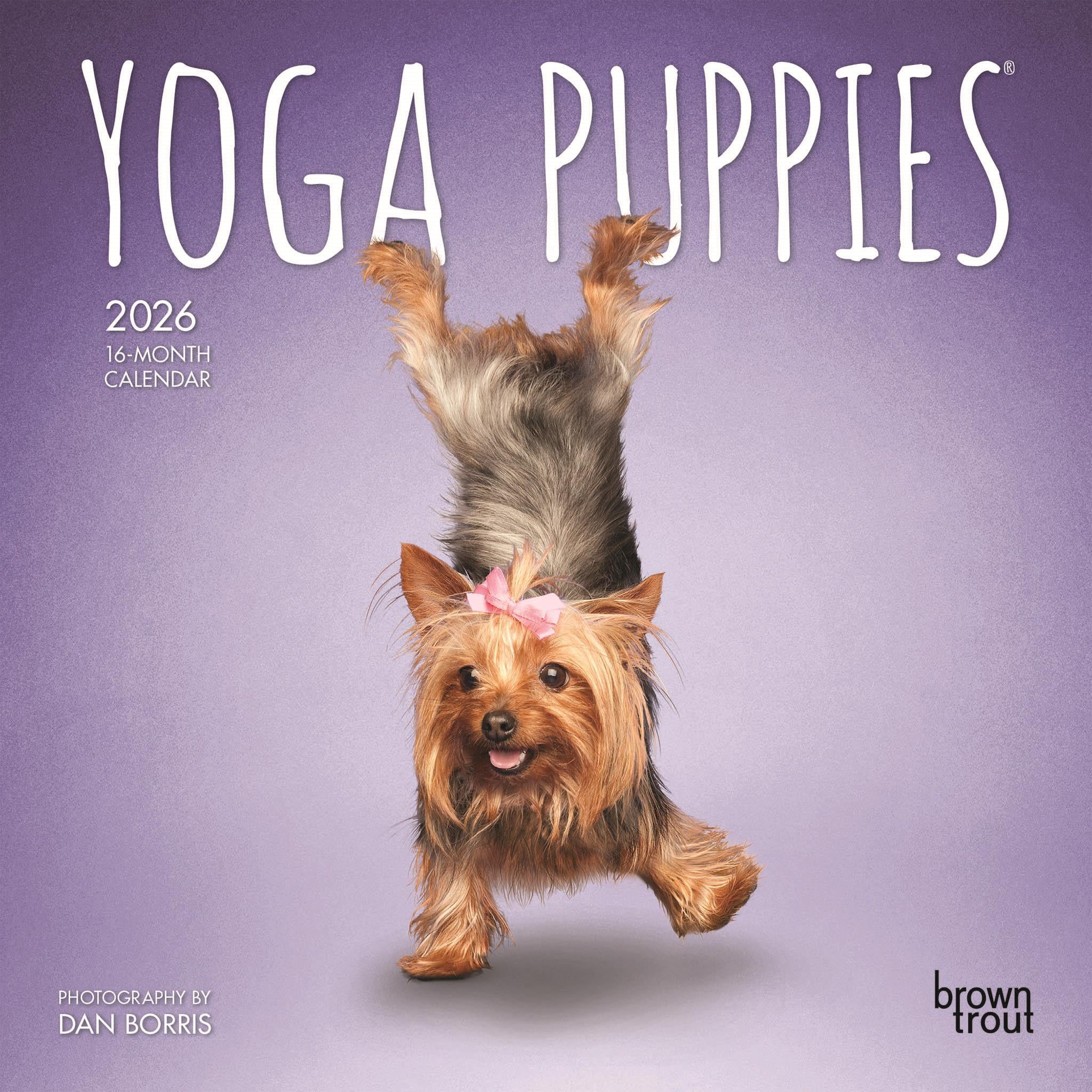 Yoga Puppies 2026 Mini Calendar
