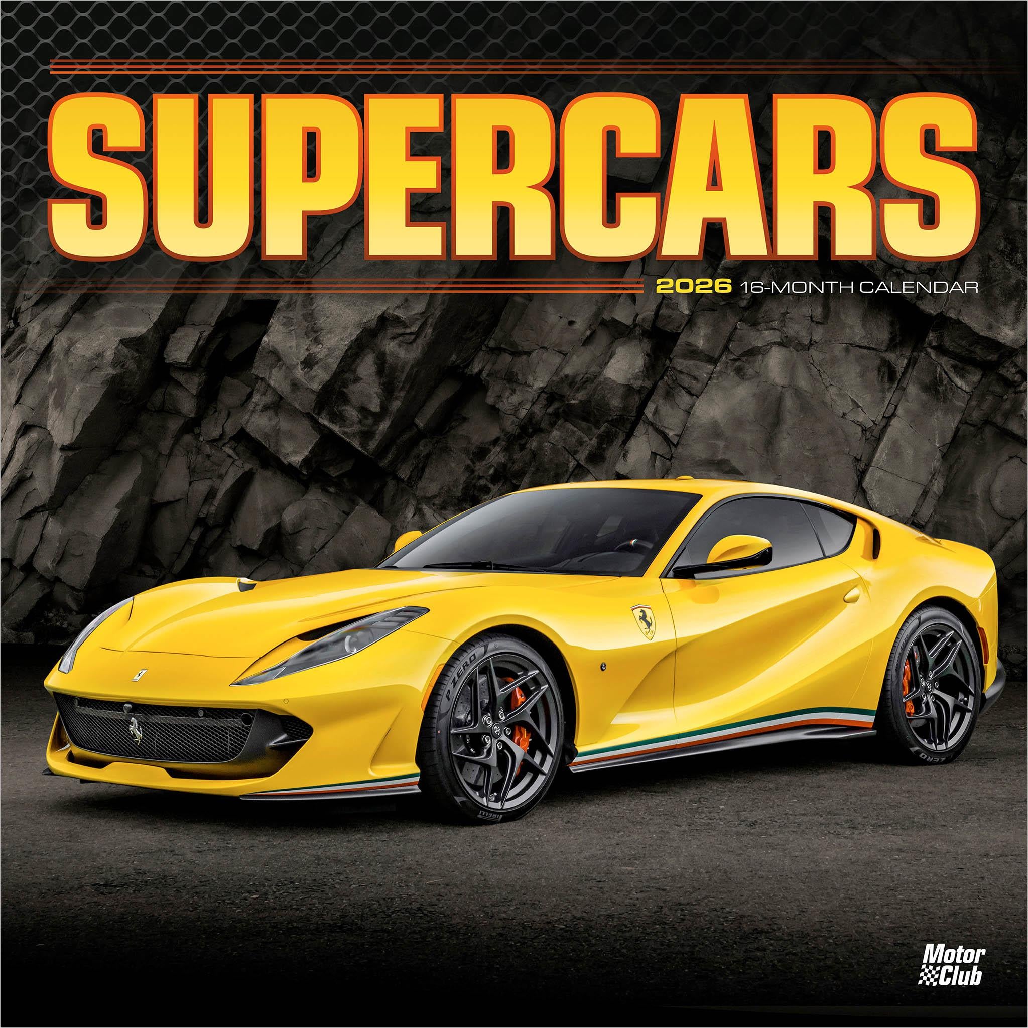 Supercars 2026 Wall Calendar