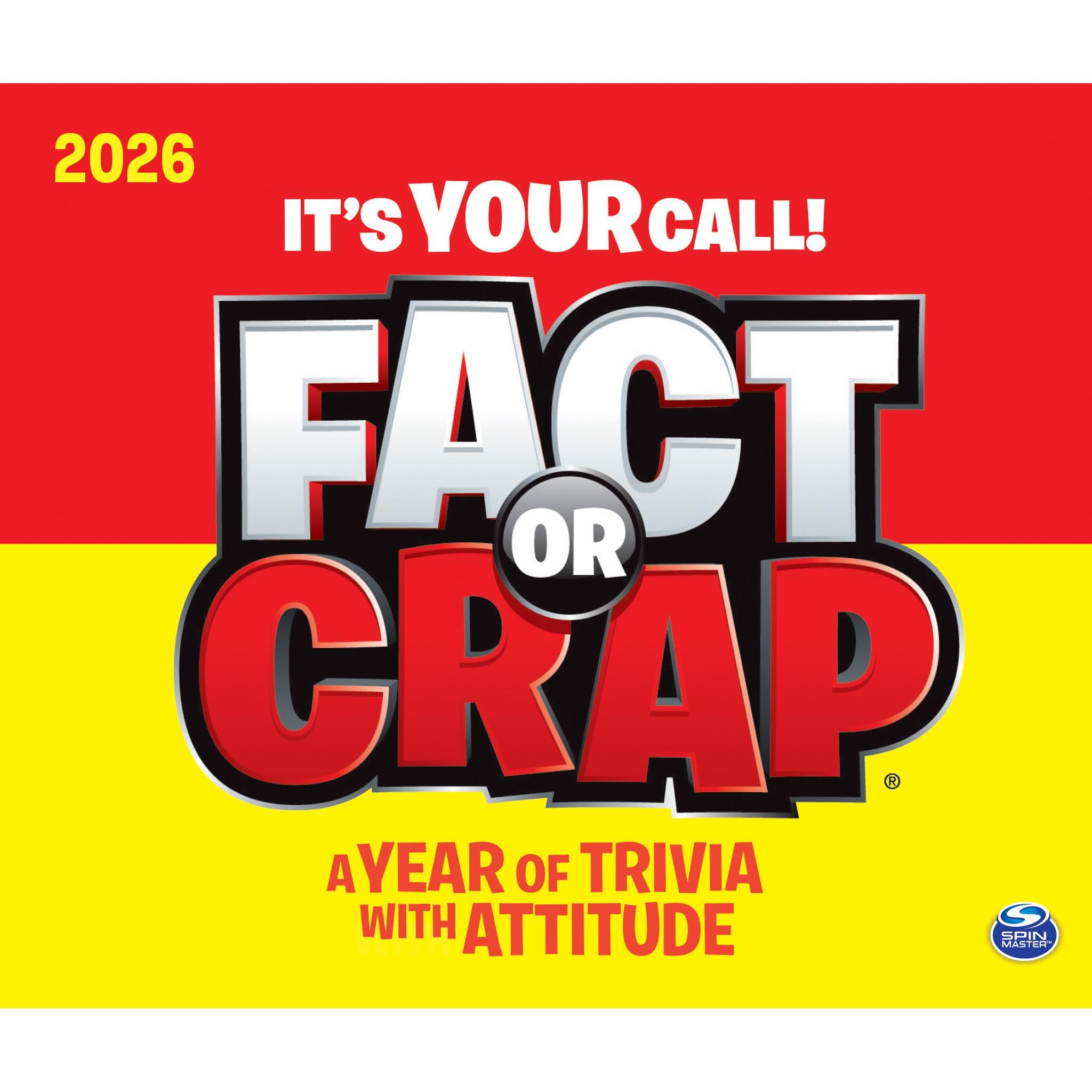 Fact Or Crap 2026 Box Calendar