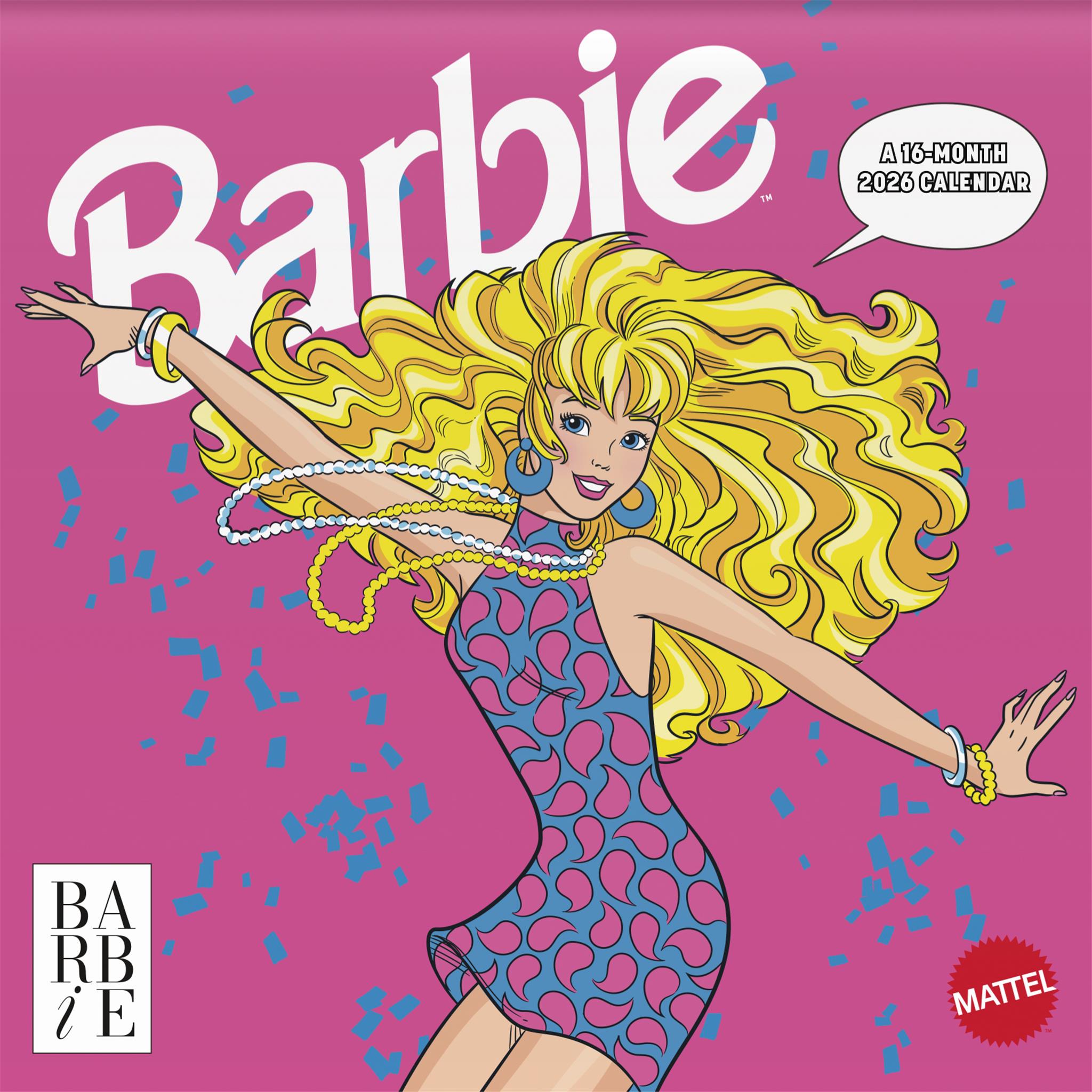 Barbie Comic 2026 Wall Calendar