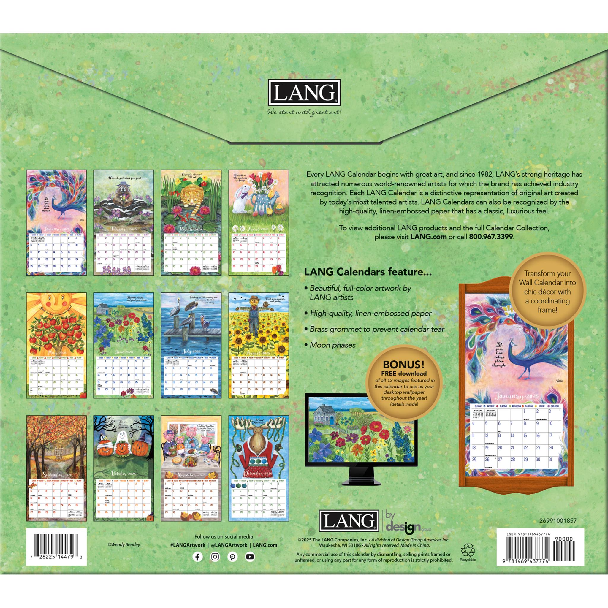 Favorite Things 2026 Deluxe Wall Calendar - Online Only