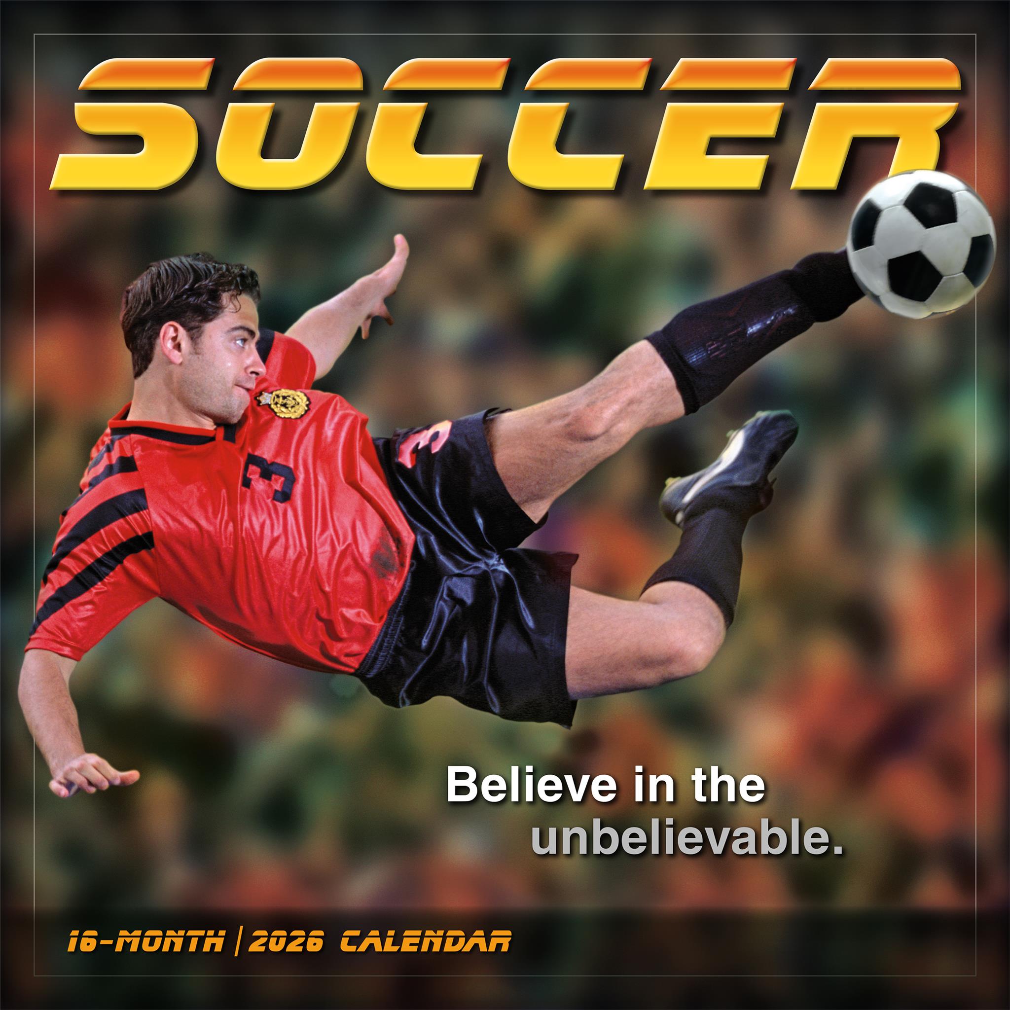 Soccer 2026 Wall Calendar