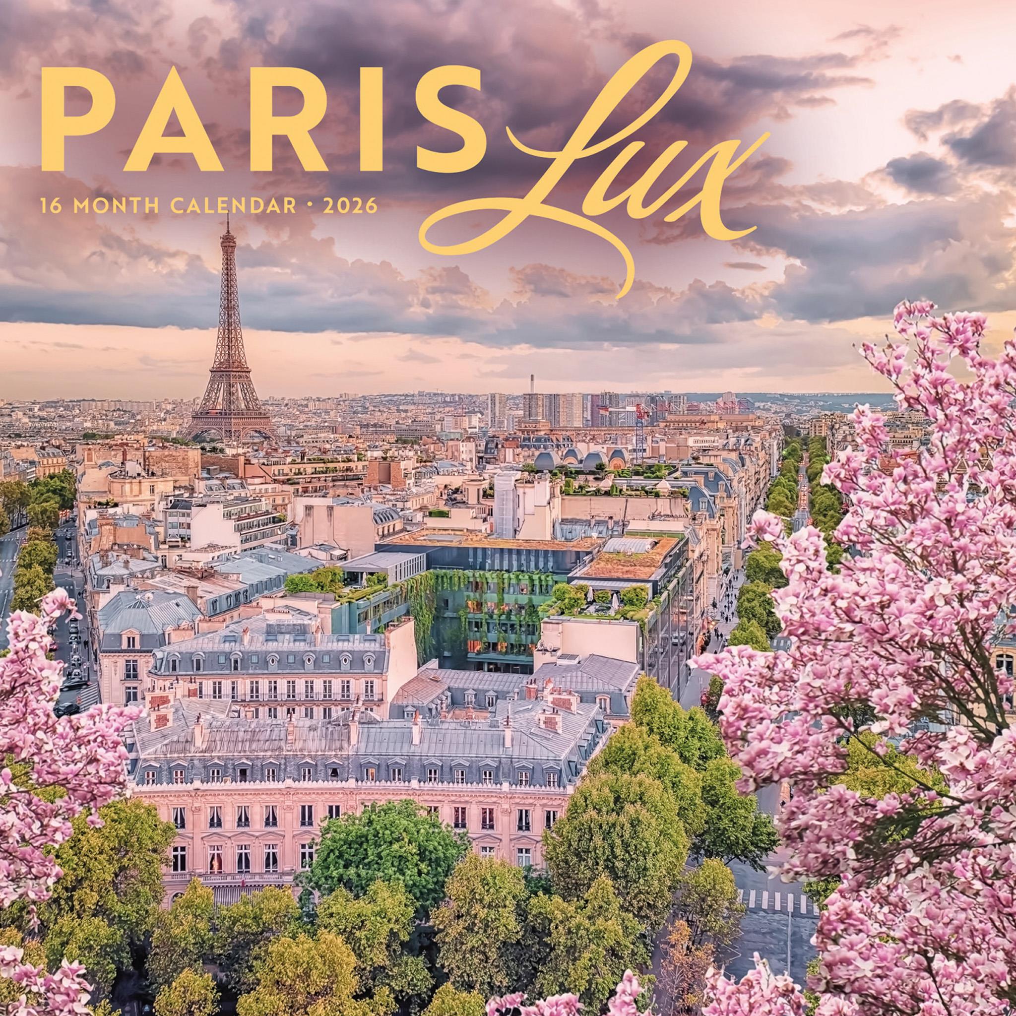 Paris Lux 2026 Mini Calendar